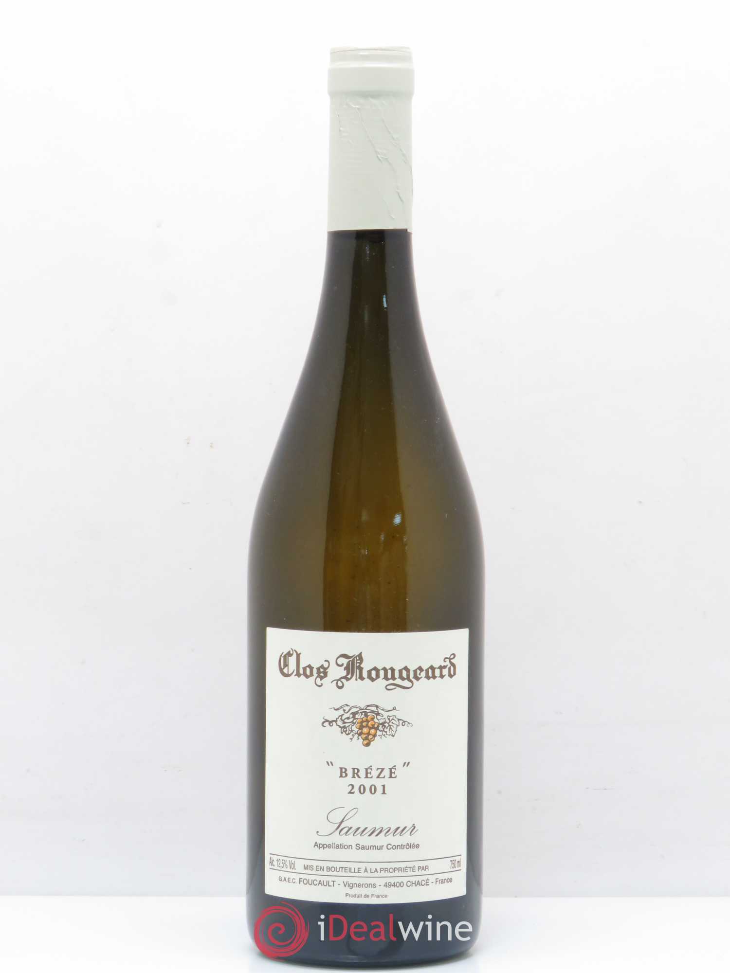 Saumur Brézé Clos Rougeard 2001 - Lot de 1 bouteille - 0