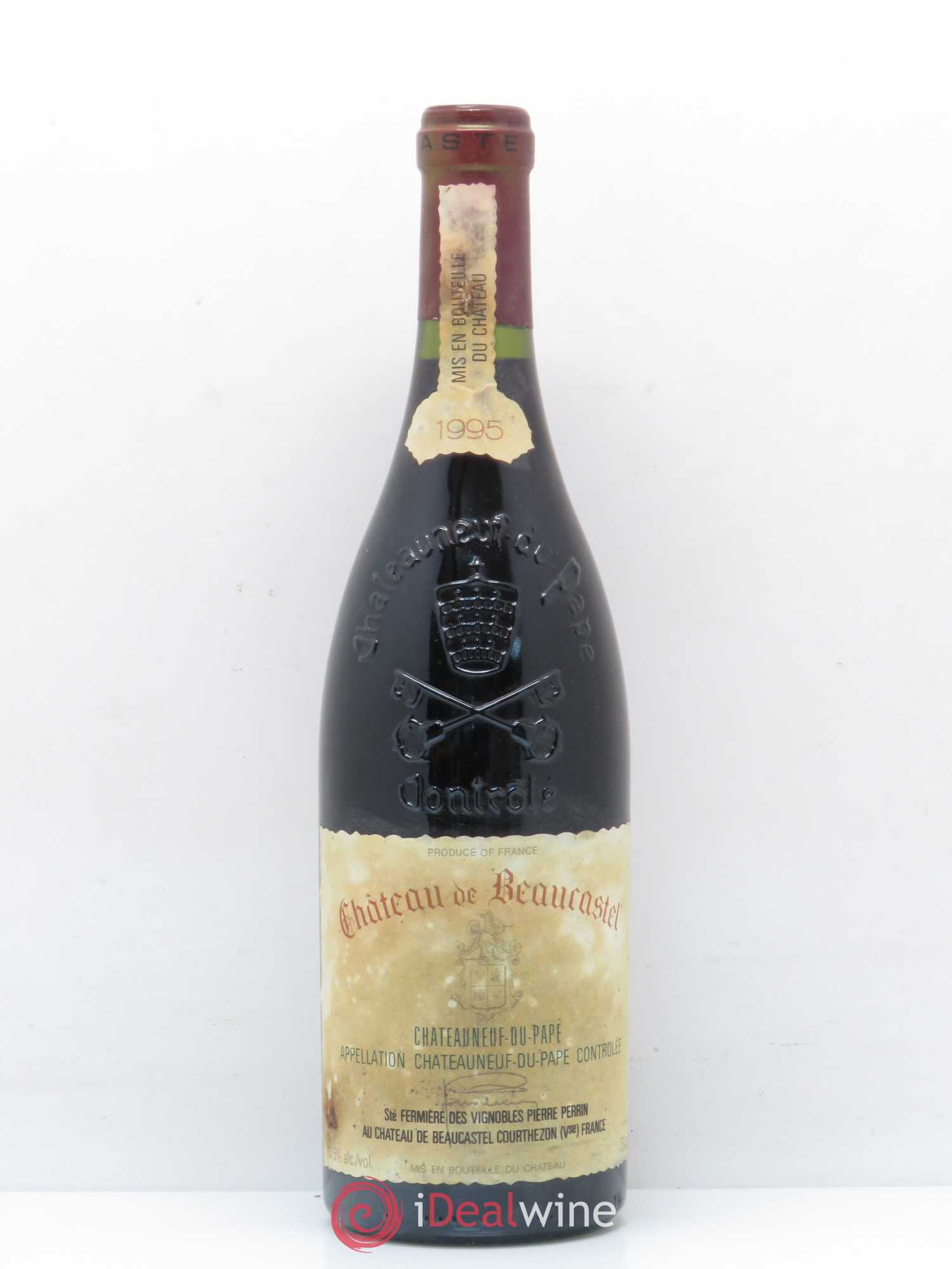 Châteauneuf-du-Pape Château de Beaucastel Pierre Perrin 1995 - Posten von 1 Flasche - 0