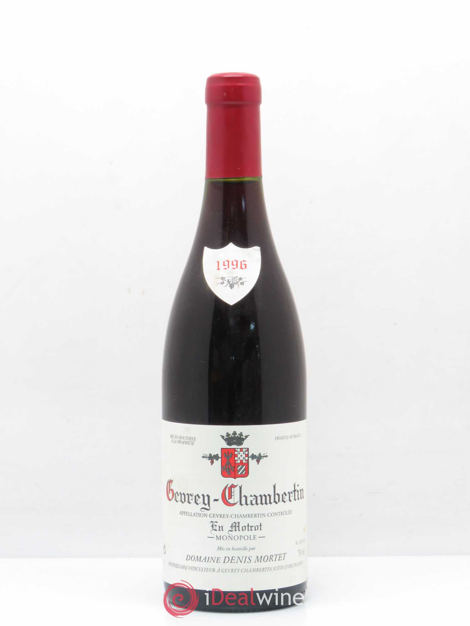 Gevrey-Chambertin En Motrot Denis Mortet (Domaine) 1996 - Lot de 1 bouteille - 0