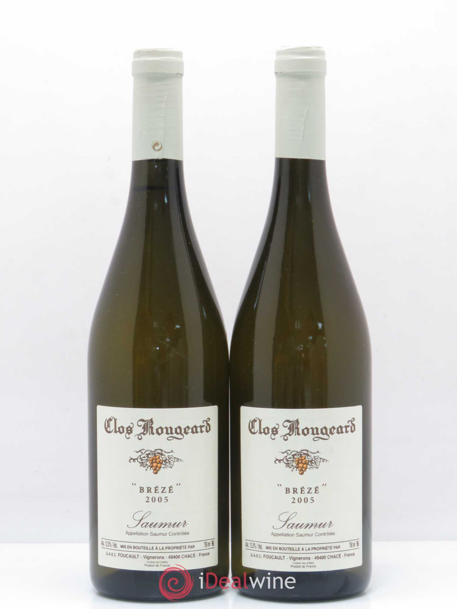 Saumur Brézé Clos Rougeard 2005 - Lot de 2 bouteilles - 0