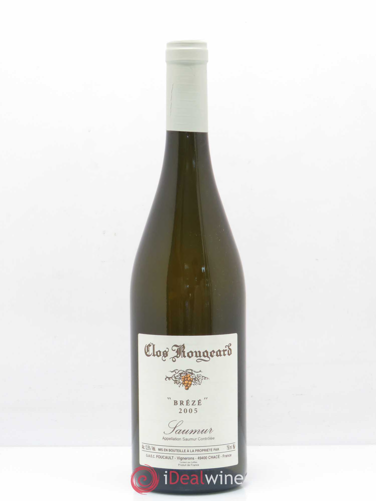 Saumur Brézé Clos Rougeard 2005 - Lot de 1 bouteille - 0