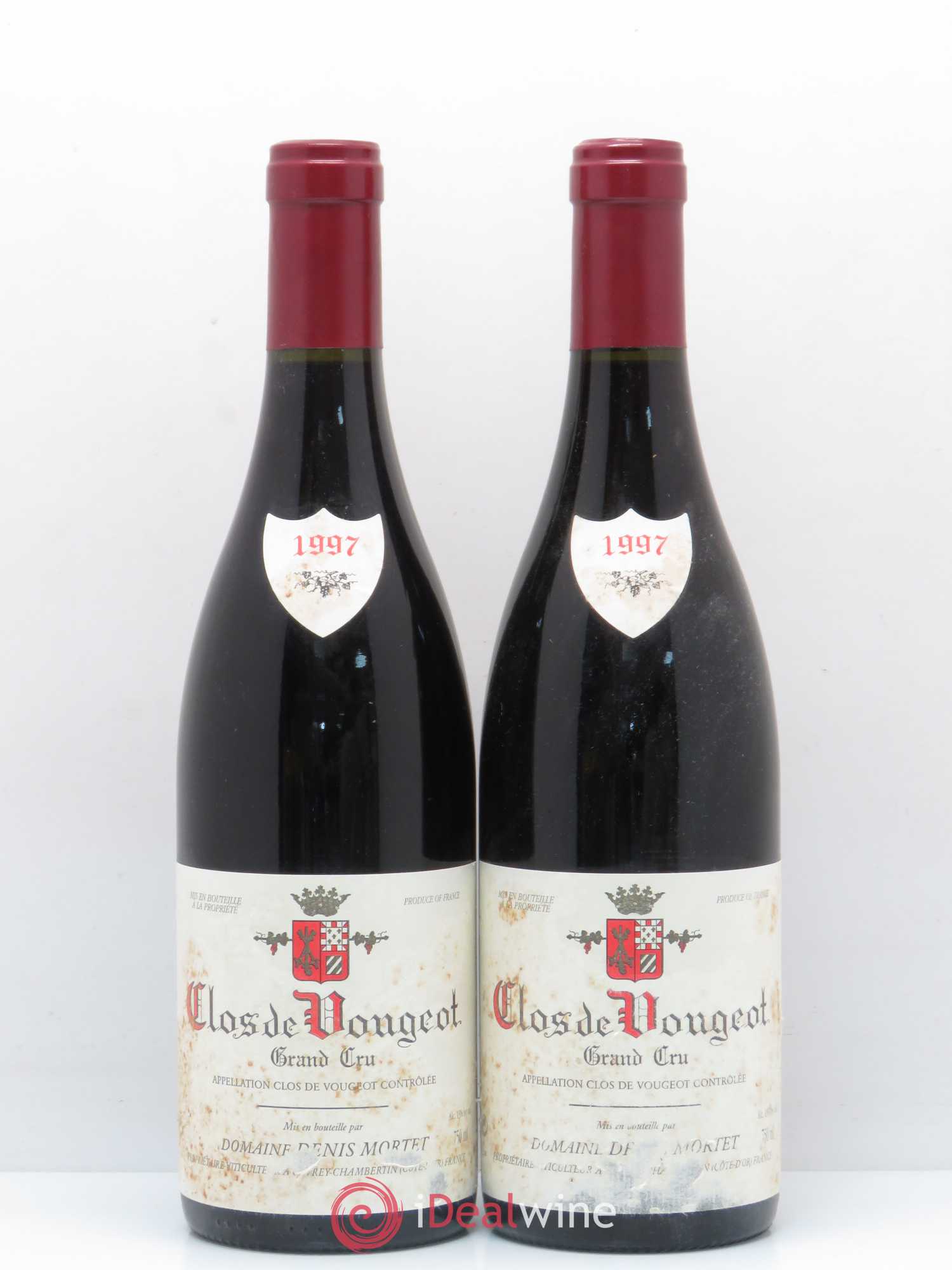 Clos de Vougeot Grand Cru Denis Mortet (Domaine) 1997 - Lot de 2 bouteilles - 0
