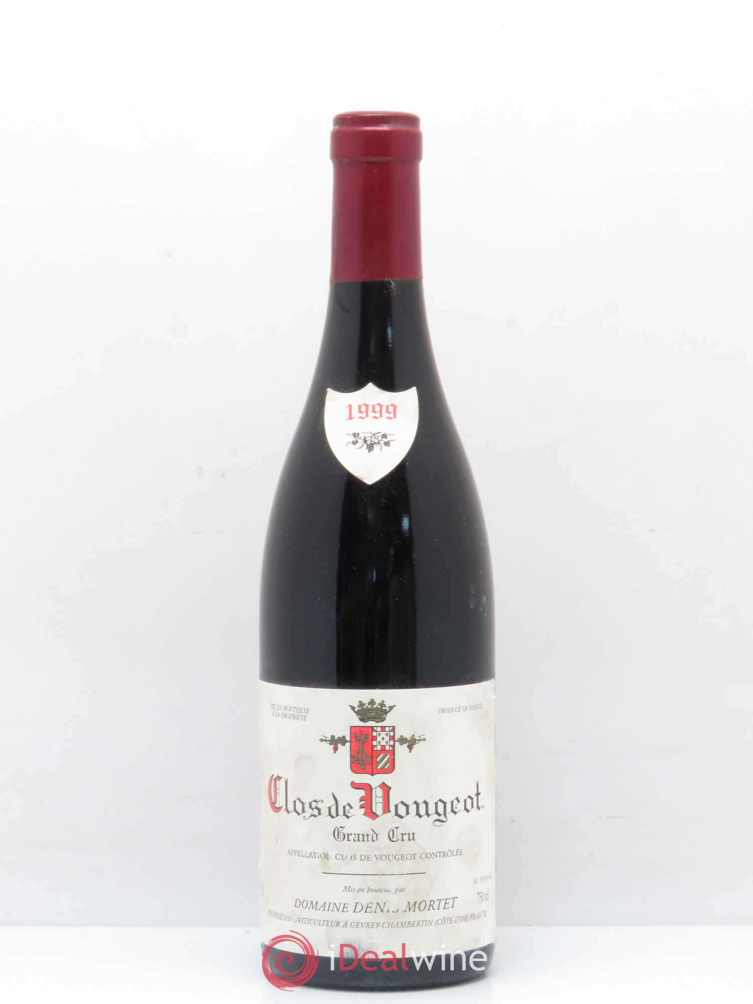 Clos de Vougeot Grand Cru Denis Mortet (Domaine) 1999 - Lot de 1 bouteille - 0