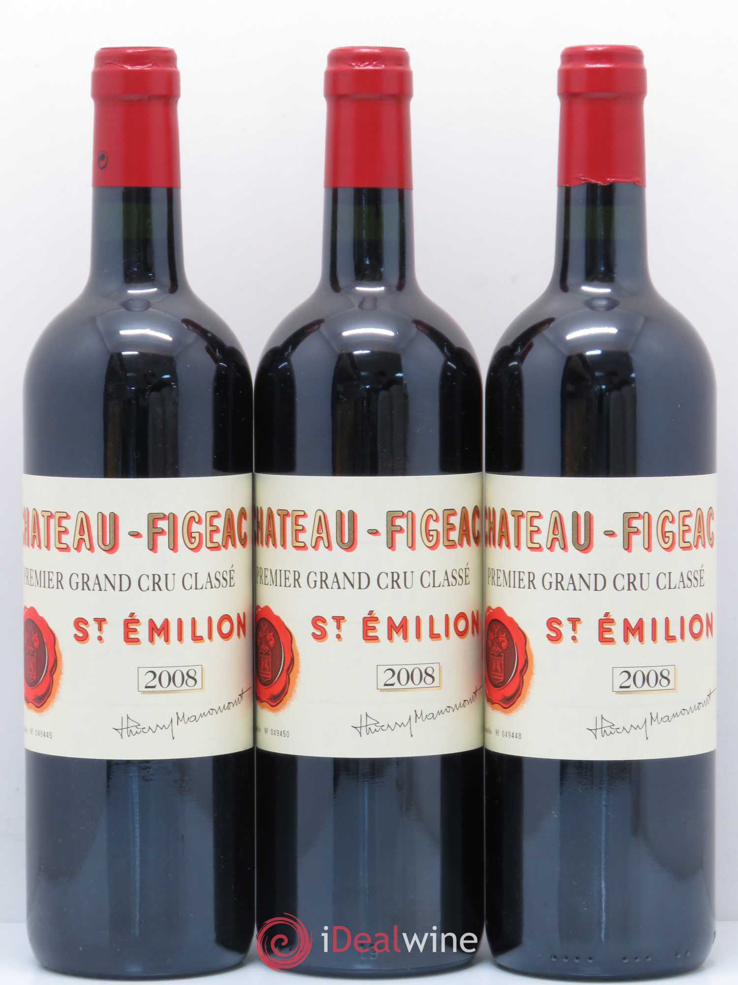 Château Figeac 1er Grand Cru Classé A 2008 - Lot de 12 bouteilles - 2