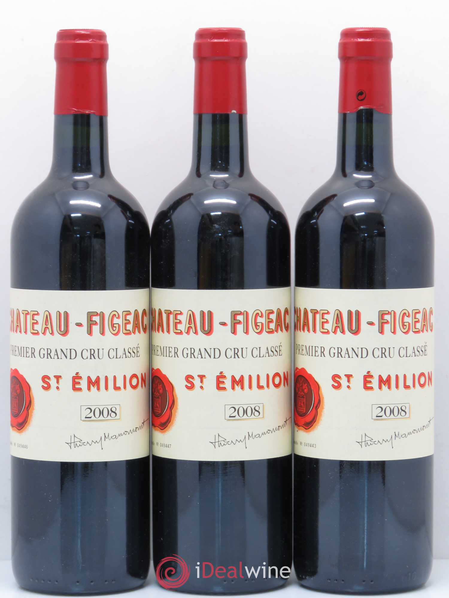 Château Figeac 1er Grand Cru Classé A 2008 - Lot de 12 bouteilles - 3