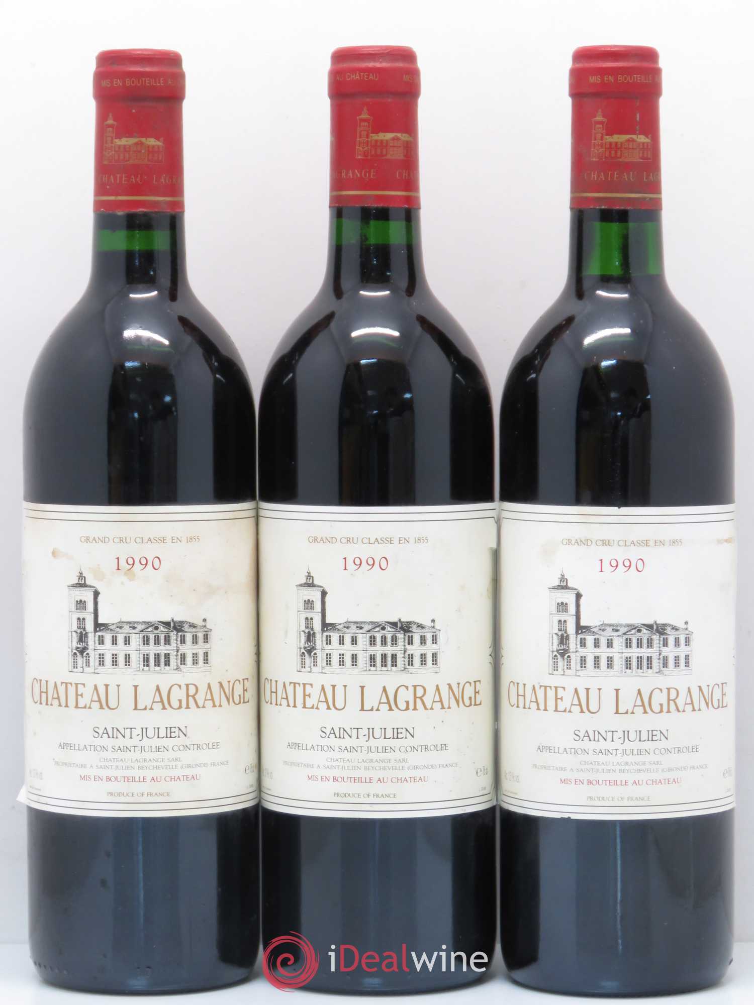 Château Lagrange 3ème Grand Cru Classé 1990 - Lot de 6 bouteilles - 1