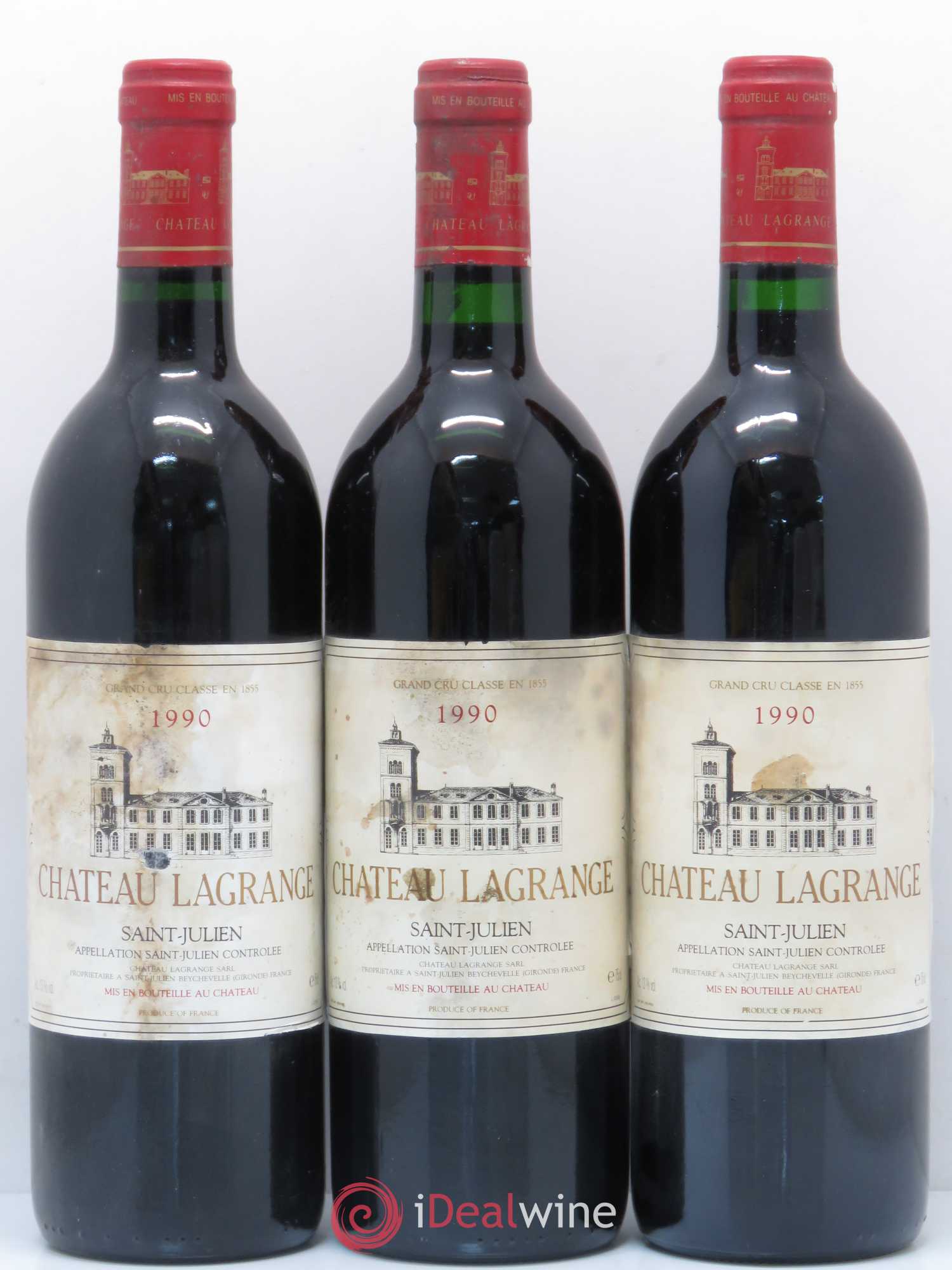 Château Lagrange 3ème Grand Cru Classé 1990 - Lot de 6 bouteilles - 2