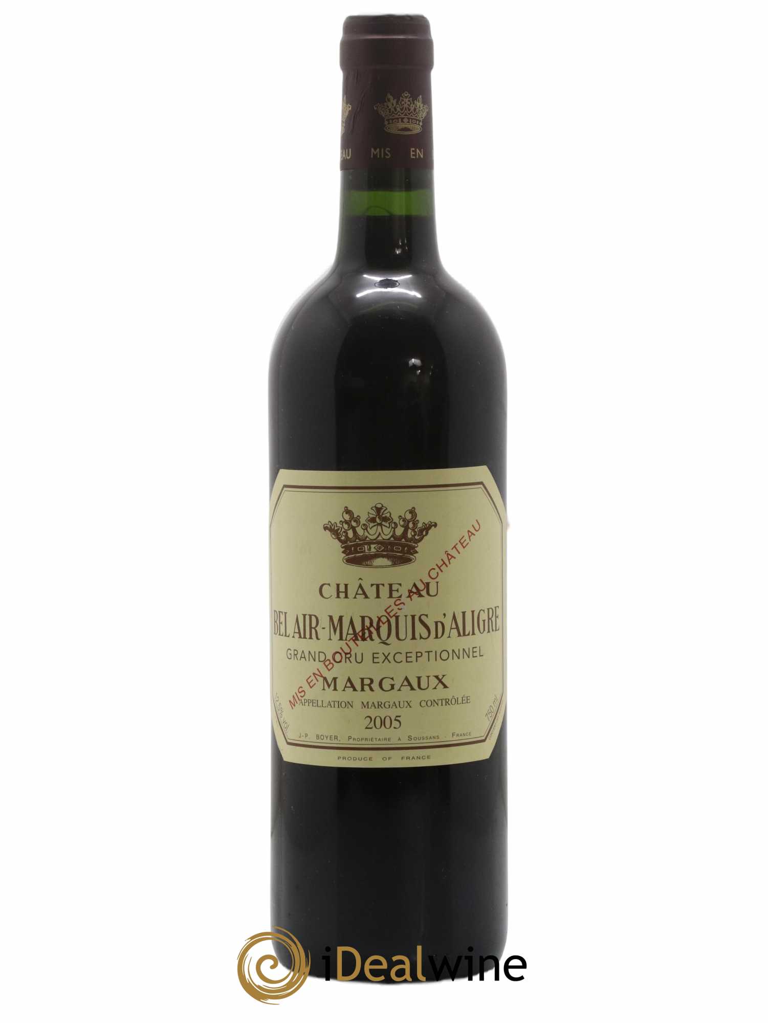 Château Bel Air Marquis d'Aligre 2005 - Lot de 1 bouteille - 0