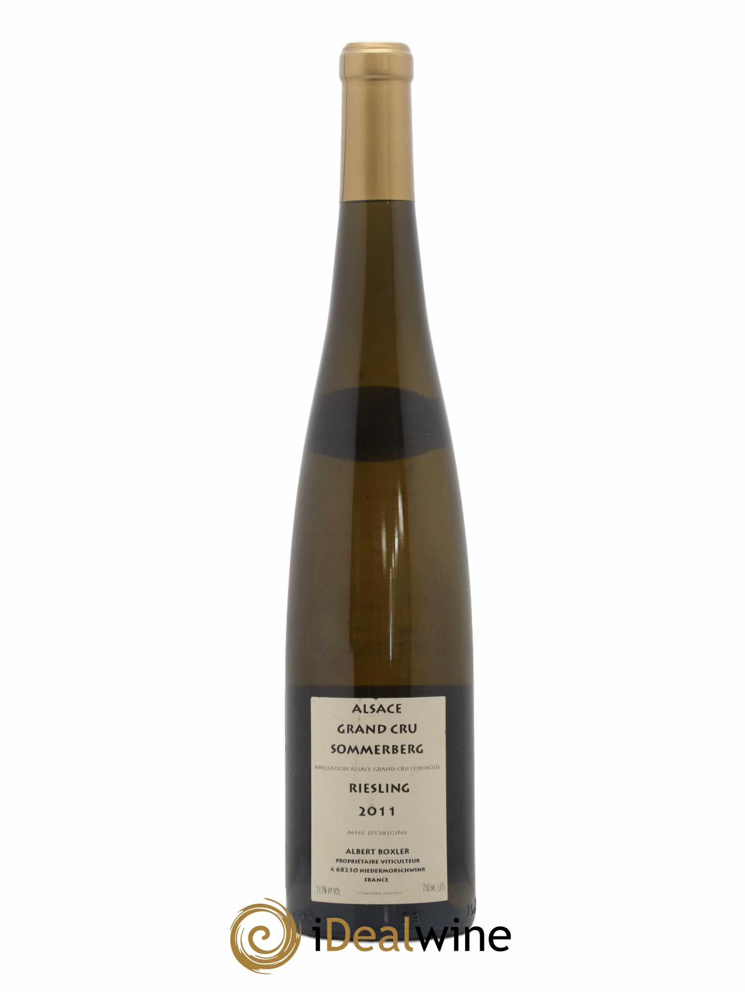 Alsace Riesling Grand Cru Sommerberg Albert Boxler 2011 - Lot de 1 bouteille - 1