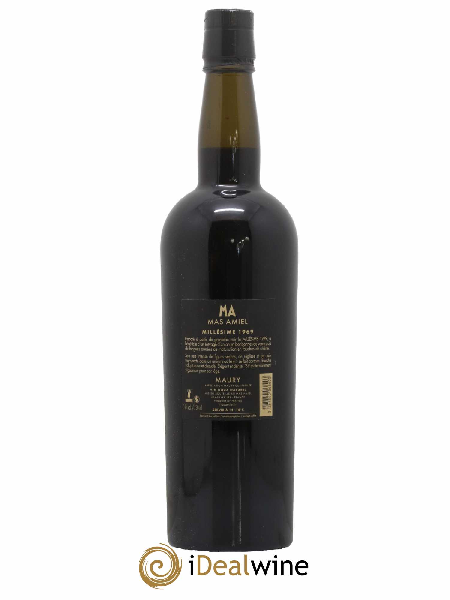 Maury Mas Amiel Vintage 1969 - Lot de 1 bouteille - 1