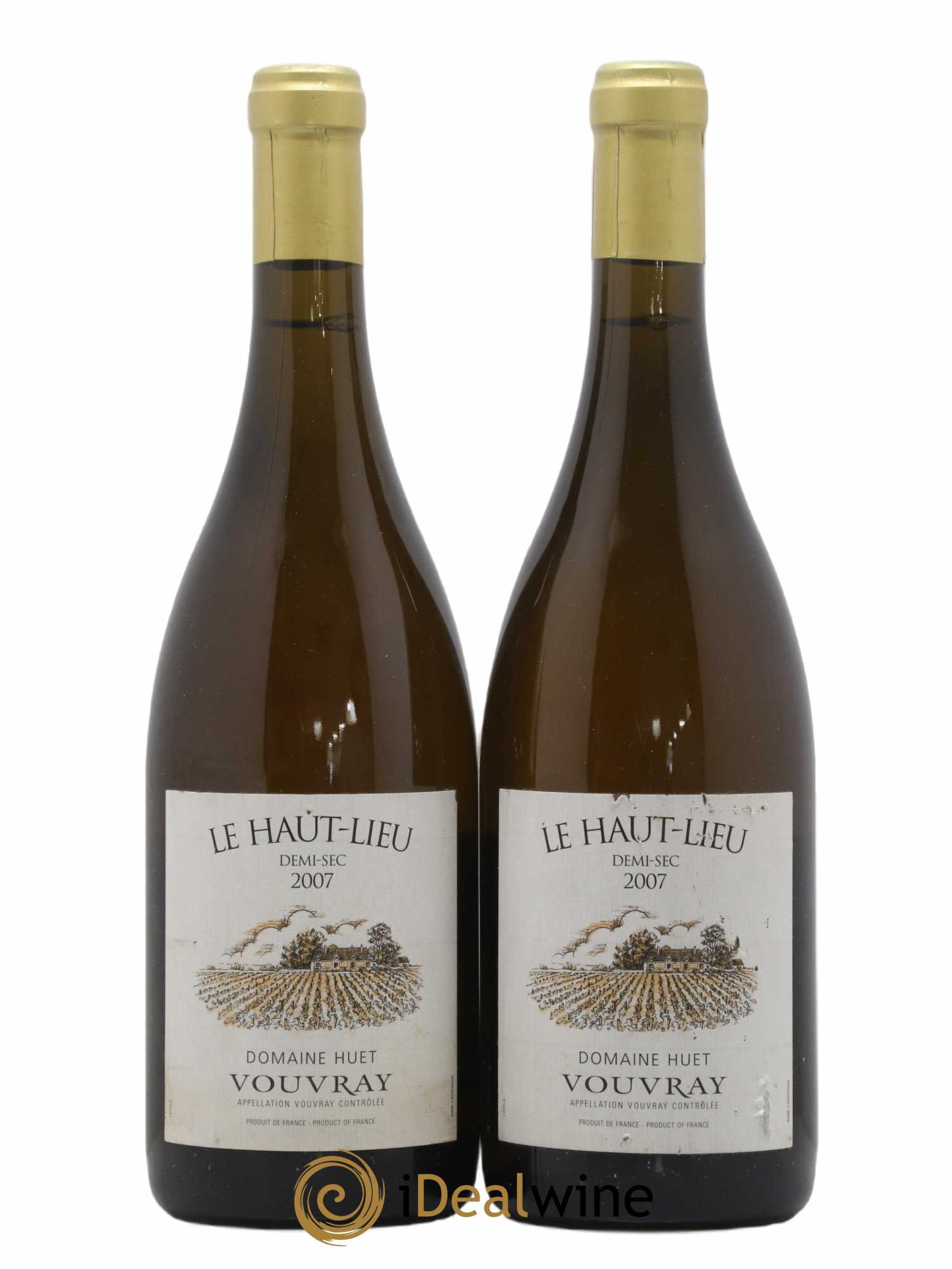 Vouvray Le Haut-Lieu Demi-Sec Domaine Huet 2007 - Lot de 2 bouteilles - 0