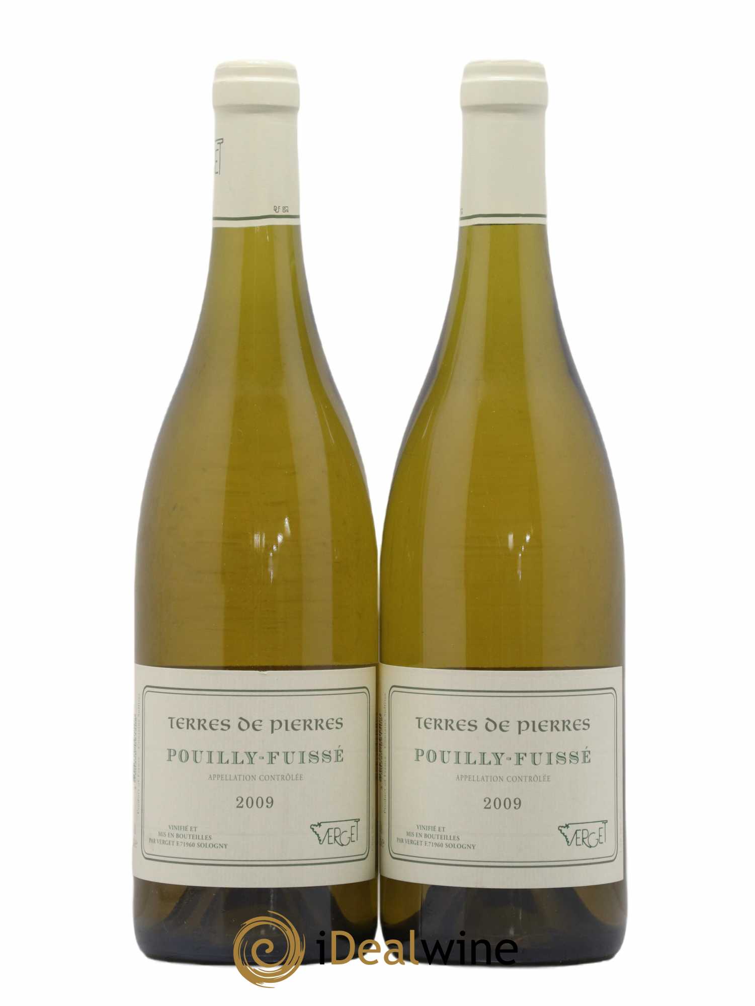 Pouilly-Fuissé Terre De Pierres Verget 2009 - Lot de 2 bouteilles - 0