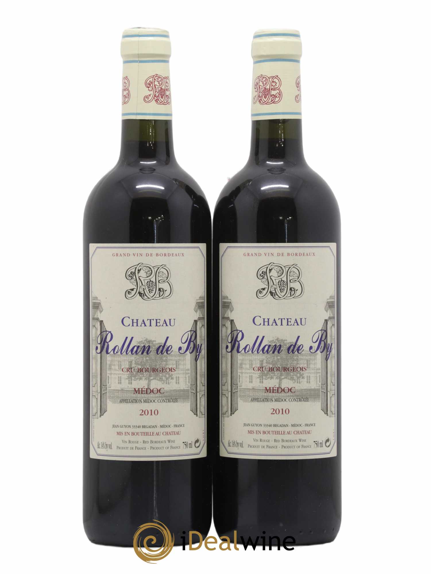 Château Rollan de By Cru Bourgeois 2010 - Lot de 2 bouteilles - 0