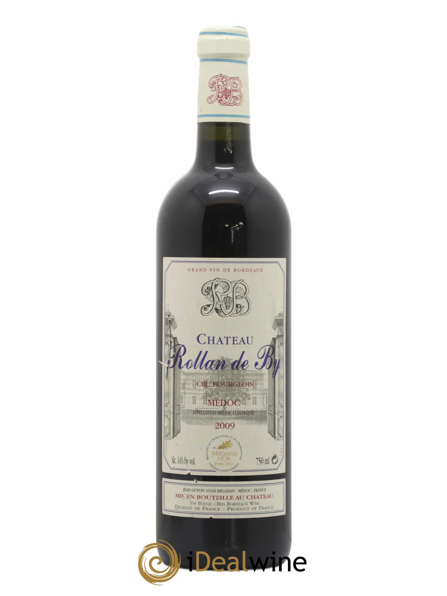 Château Rollan de By Cru Bourgeois 2009 - Lot de 1 bouteille - 0