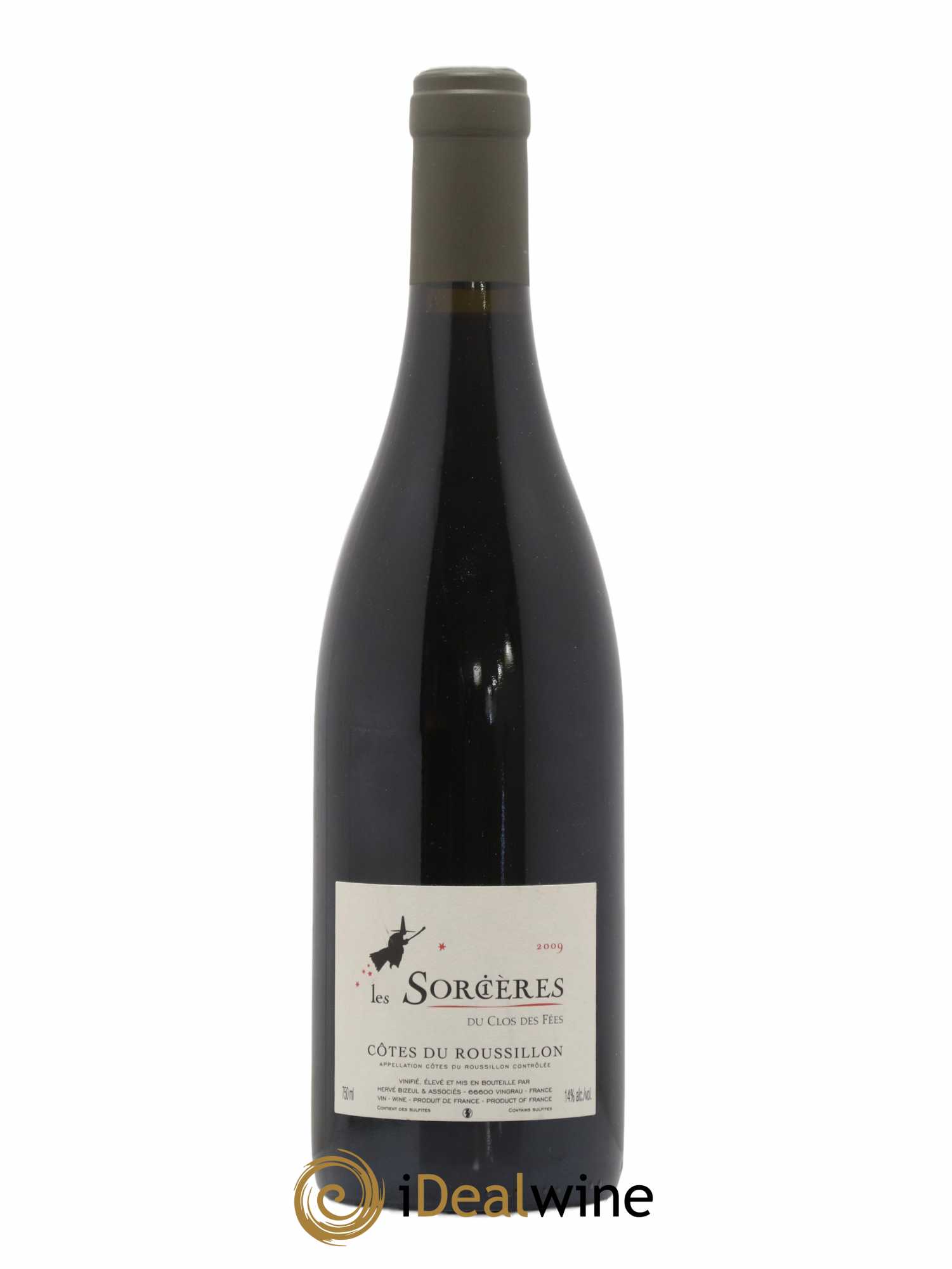 Côtes du Roussillon Clos des Fées Les Sorcières Hervé Bizeul 2009 - Lot de 1 bouteille - 0