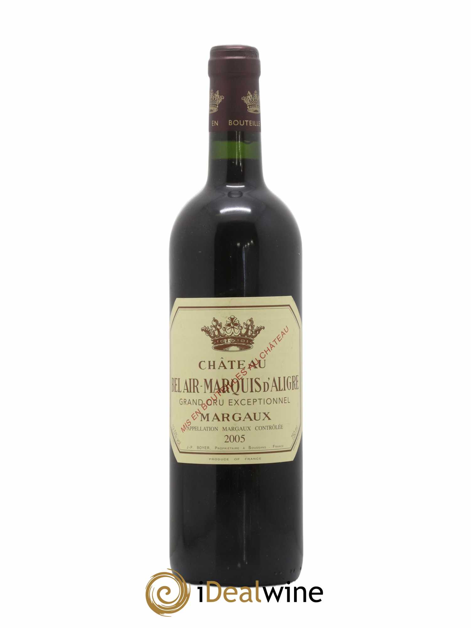 Château Bel Air Marquis d'Aligre 2005 - Lot de 1 bouteille - 0
