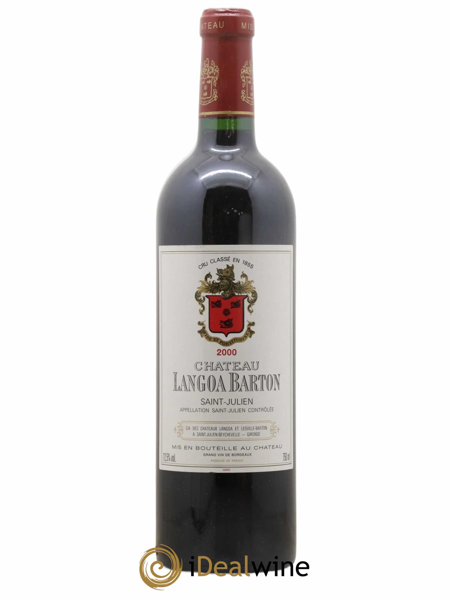 Château Langoa Barton 3ème Grand Cru Classé 2000 - Lot de 1 bouteille - 0
