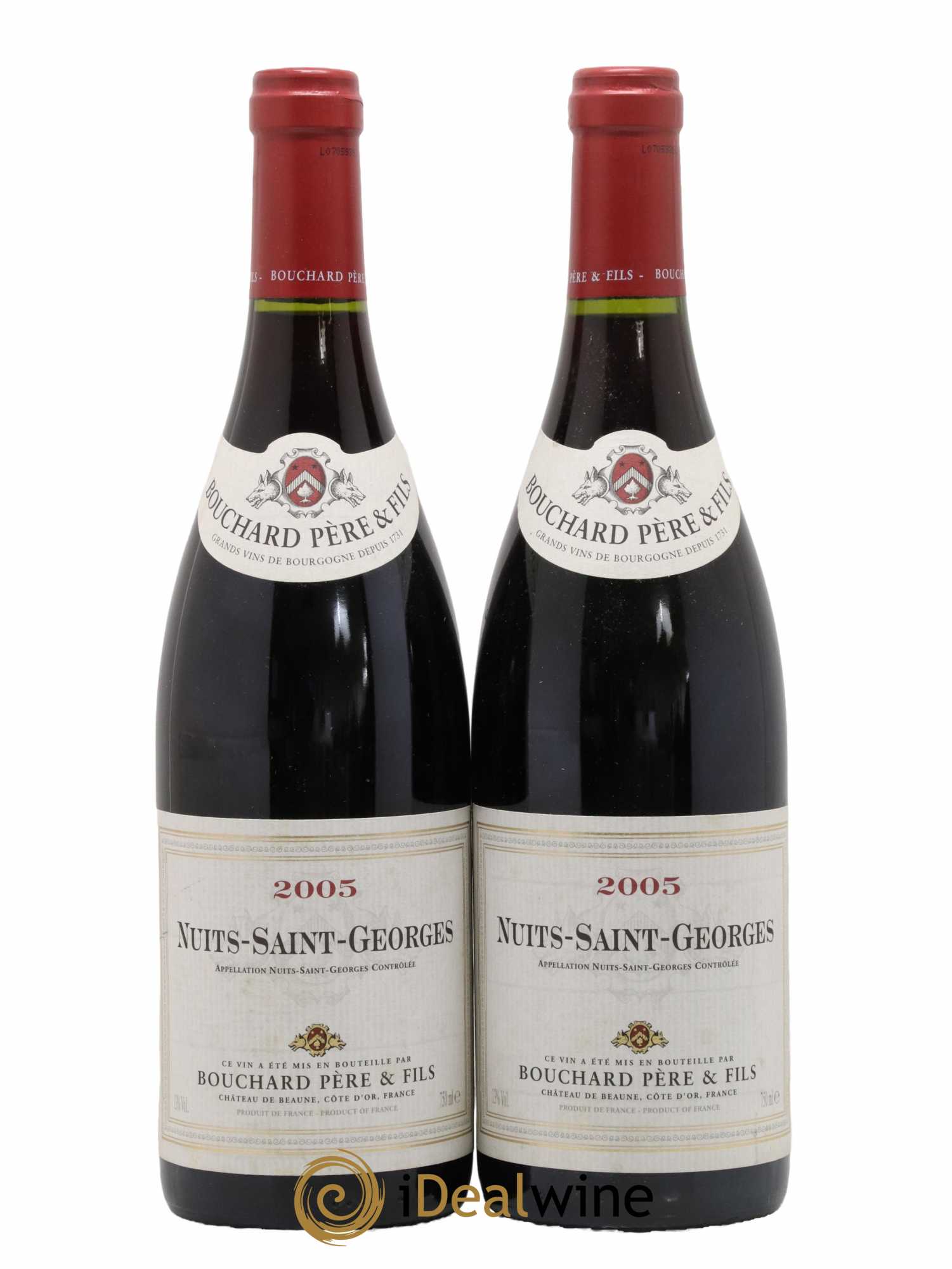 Nuits-Saint-Georges Bouchard Pere & Fils 2005 - Lot de 2 bouteilles - 0