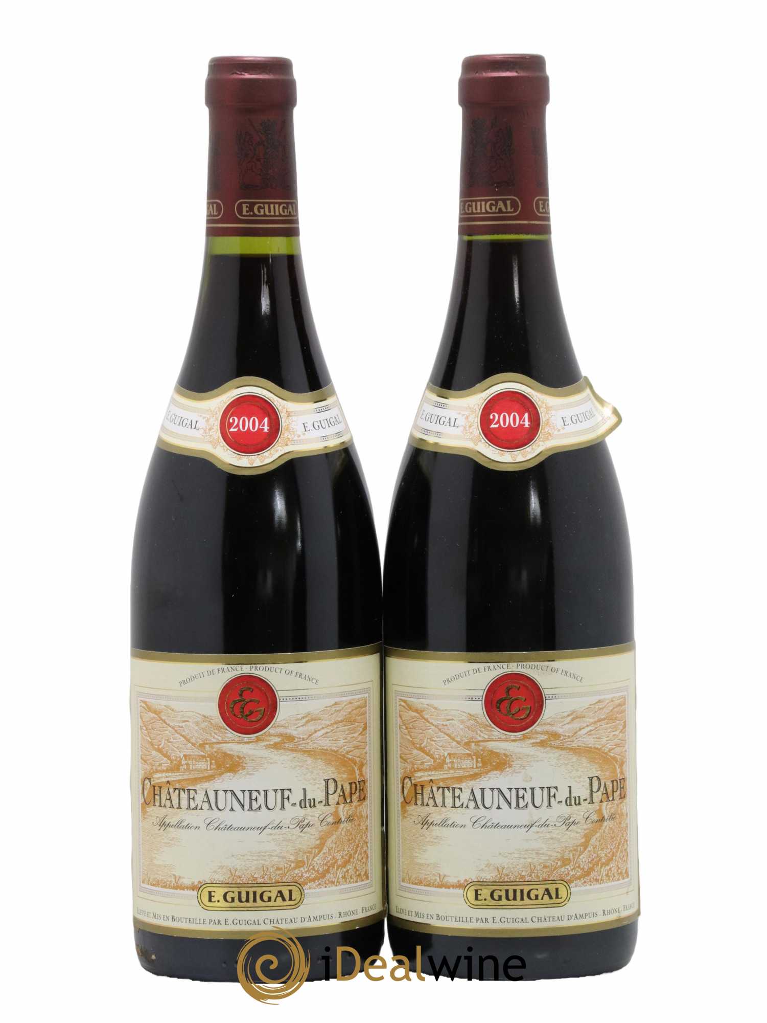 Châteauneuf-du-Pape Guigal 2004 - Posten von 2 Flaschen - 0