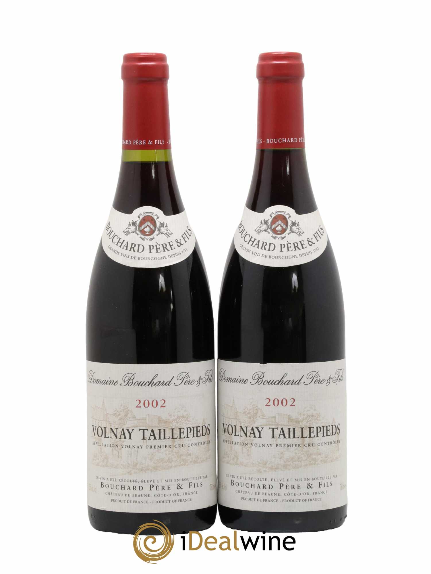 Volnay 1er Cru Taillepieds Bouchard Père & Fils 2002 - Posten von 2 Flaschen - 0