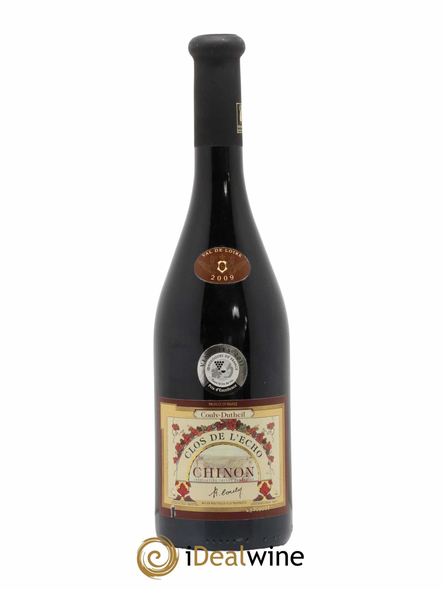 Chinon Clos de l'Echo Couly-Dutheil 2009 - Lot de 1 bouteille - 0