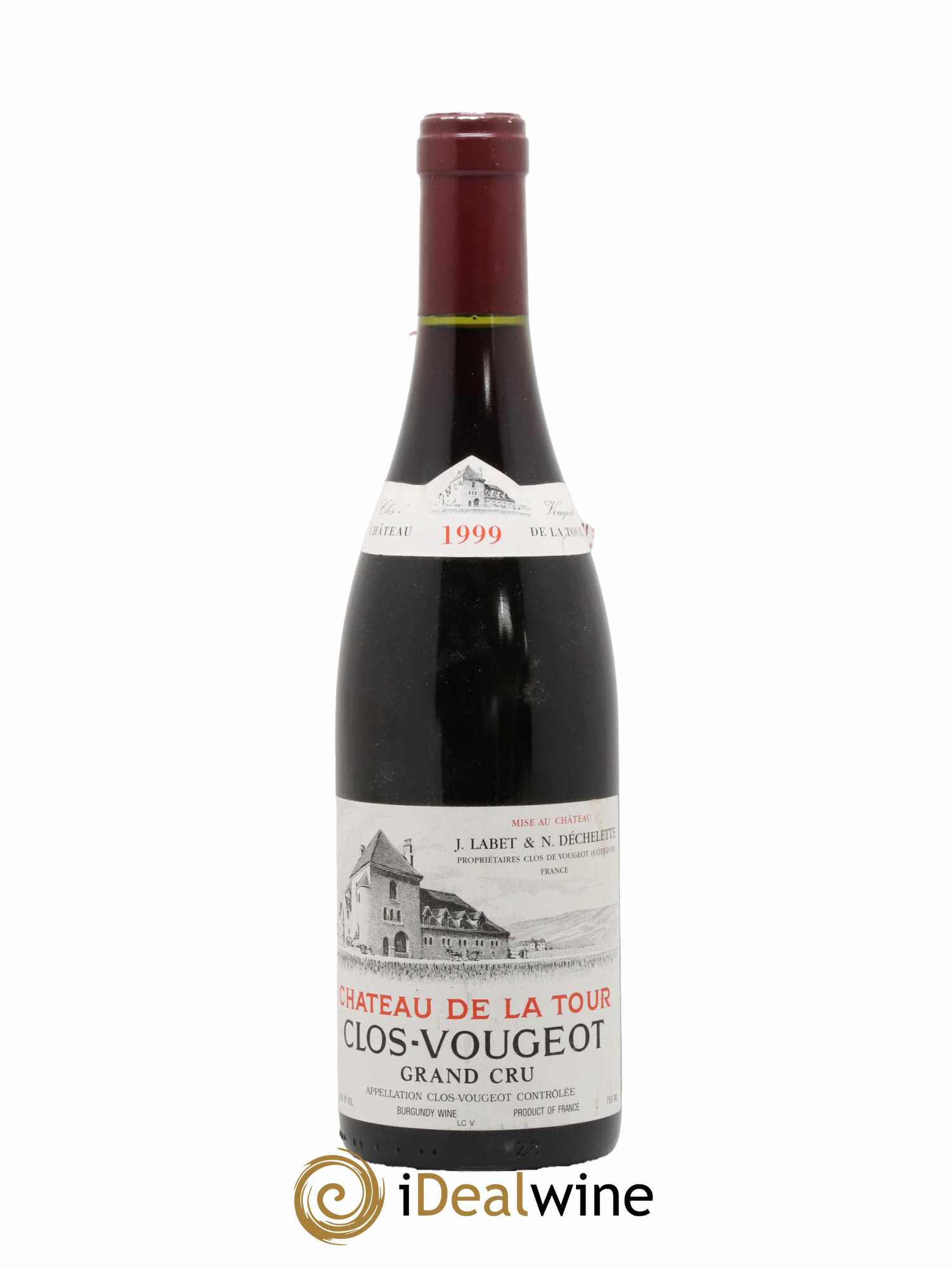 Clos de Vougeot Grand Cru Château de La Tour 1999 - Lot of 1 bottle - 0