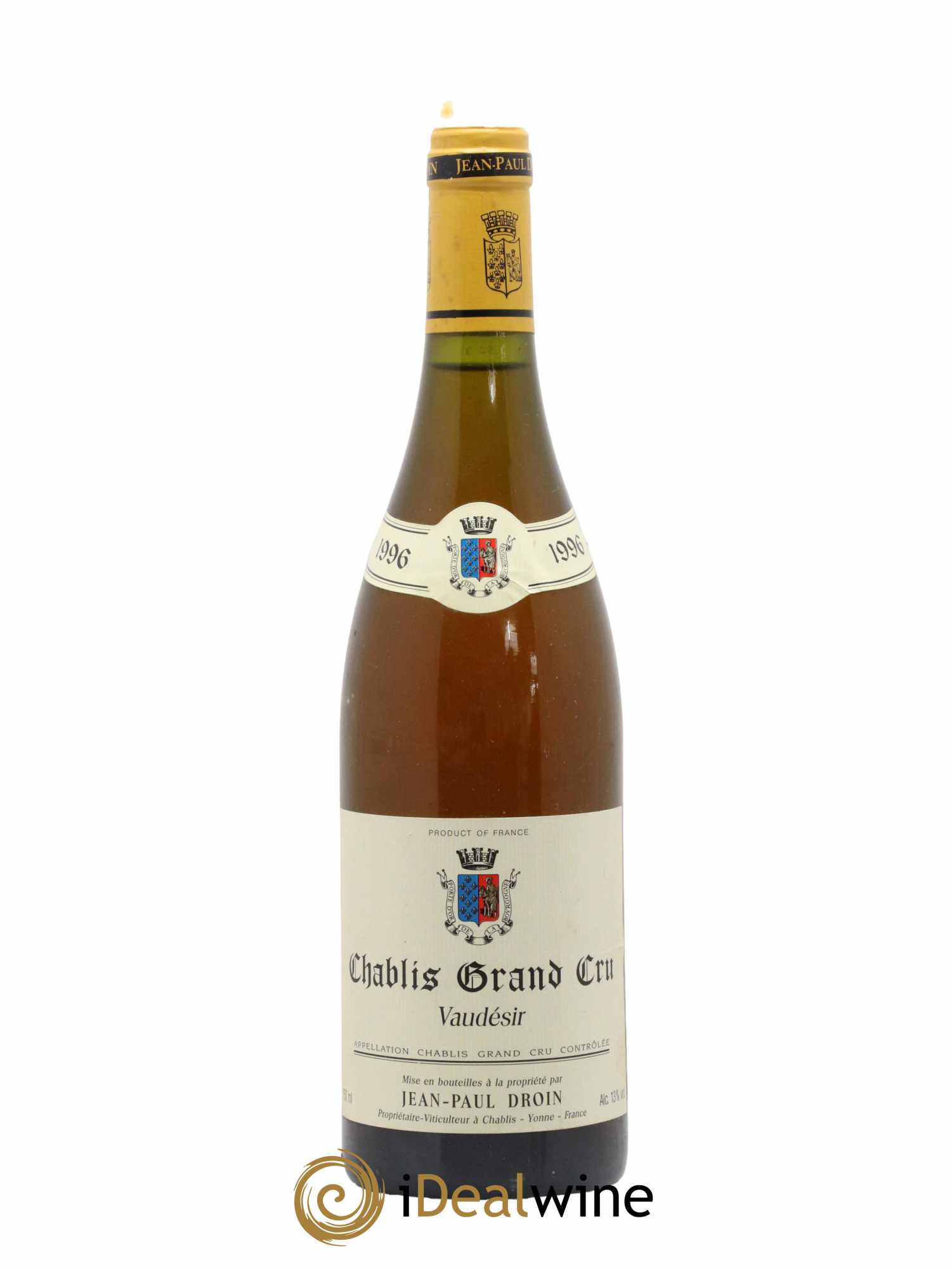 Chablis Grand Cru Vaudésir Jean-Paul & Benoît Droin (Domaine) 1996 - Lot de 1 bouteille - 0