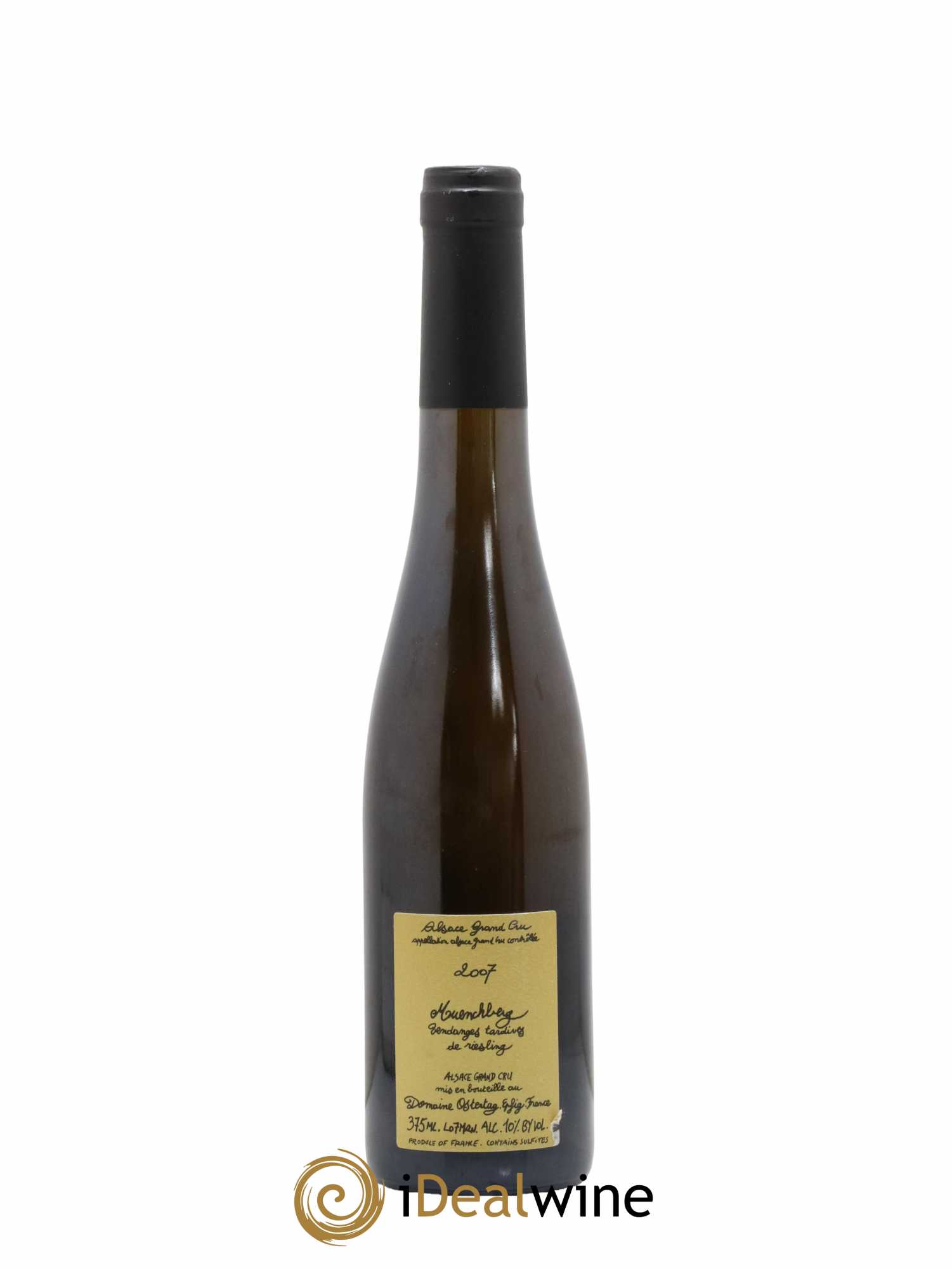 Alsace Riesling Grand Cru Muenchberg Vendanges Tardives Ostertag (Domaine) 2007 - Posten von 1 Demi-Flasche - 0