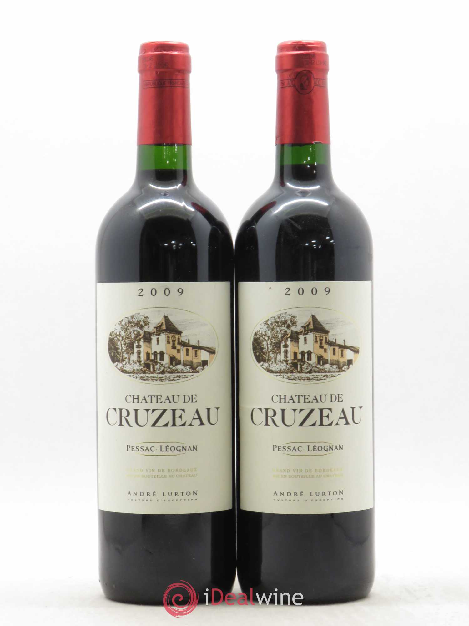 Château de Cruzeau 2009 - Lot de 2 bouteilles - 0