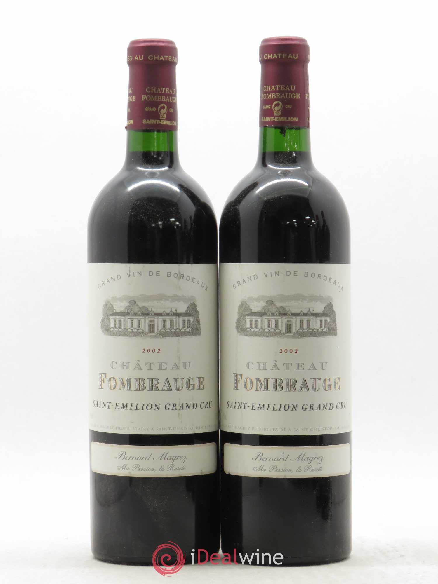 Château Fombrauge Grand Cru Classé 2002 - Lot de 2 bouteilles - 0