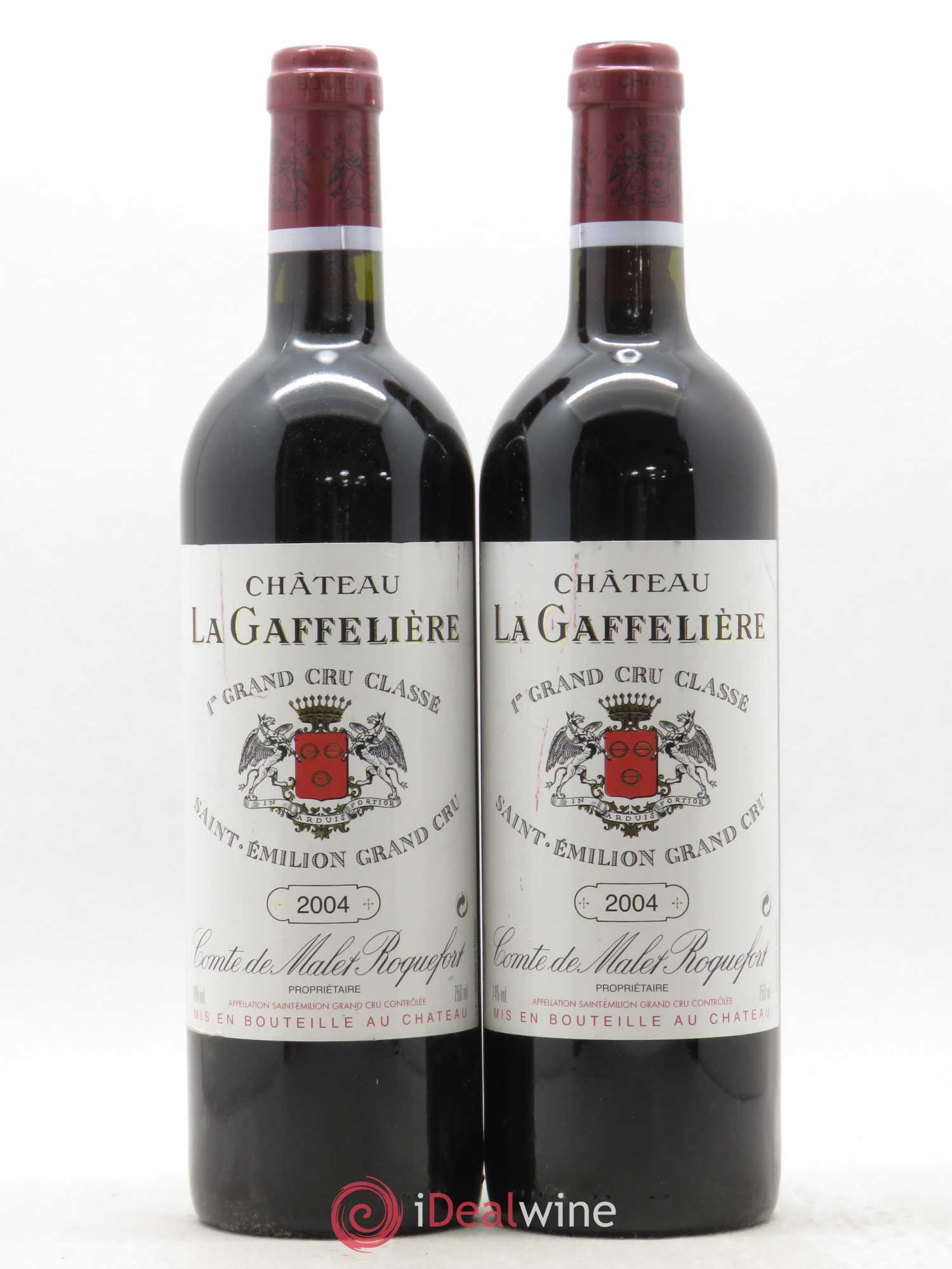 Château la Gaffelière 1er Grand Cru Classé B 2004 - Lot de 2 bouteilles - 0