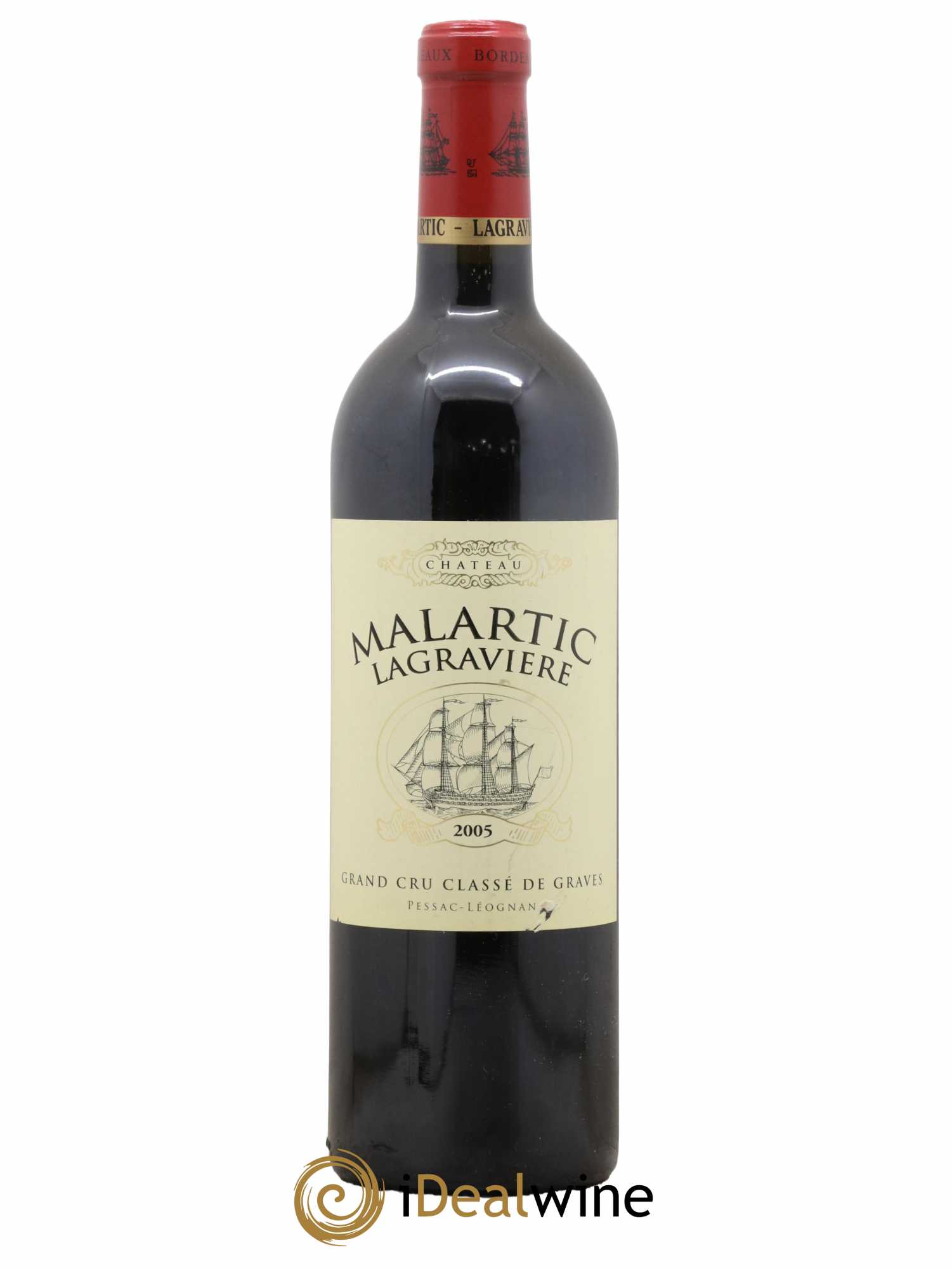 Château Malartic-Lagravière Cru Classé de Graves 2005 - Lot de 1 bouteille - 0