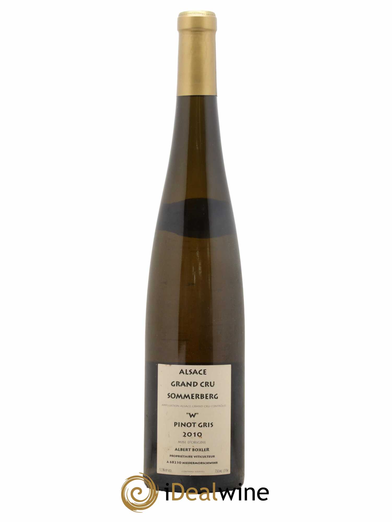 Alsace Pinot Gris Grand Cru Sommerberg W Albert Boxler 2010 - Posten von 1 Flasche - 1
