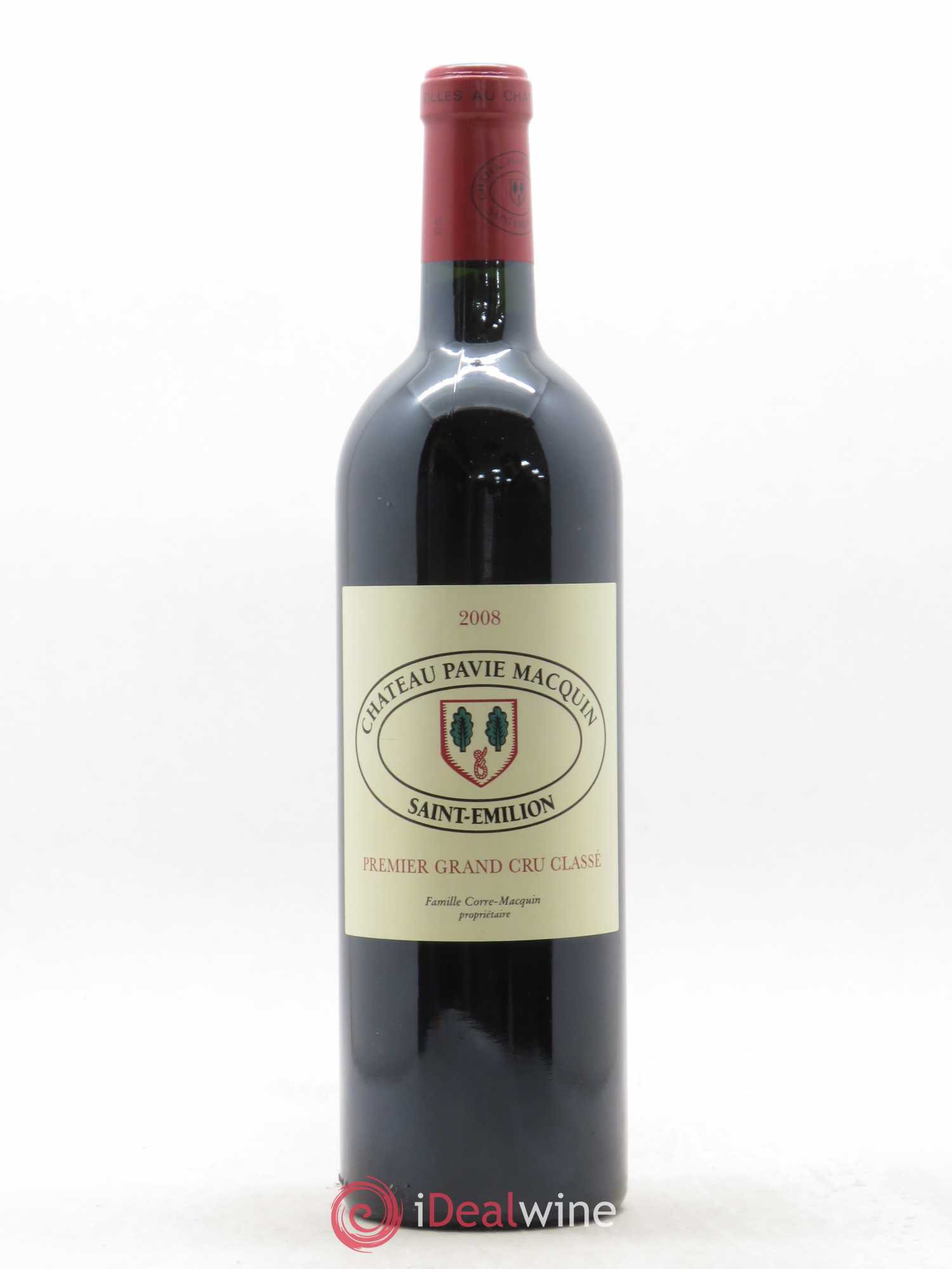 Château Pavie Macquin 1er Grand Cru Classé B 2008 - Lot de 1 bouteille - 0