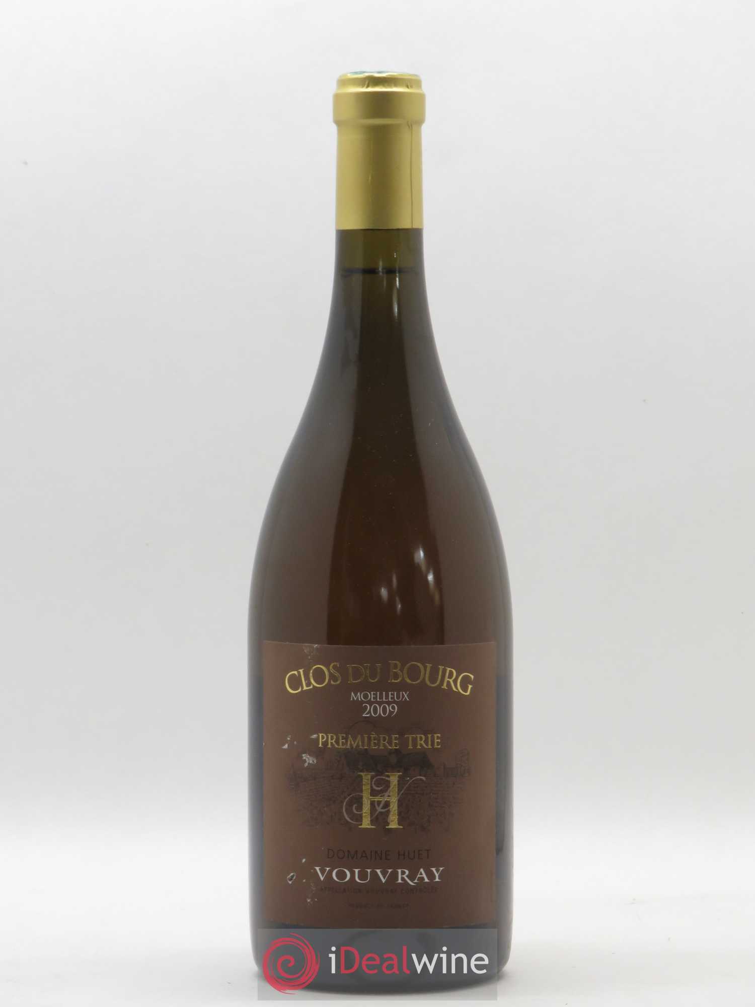 Vouvray Clos du Bourg Moelleux 1ère trie Domaine Huet 2009 - Lotto di 1 bottiglia - 0
