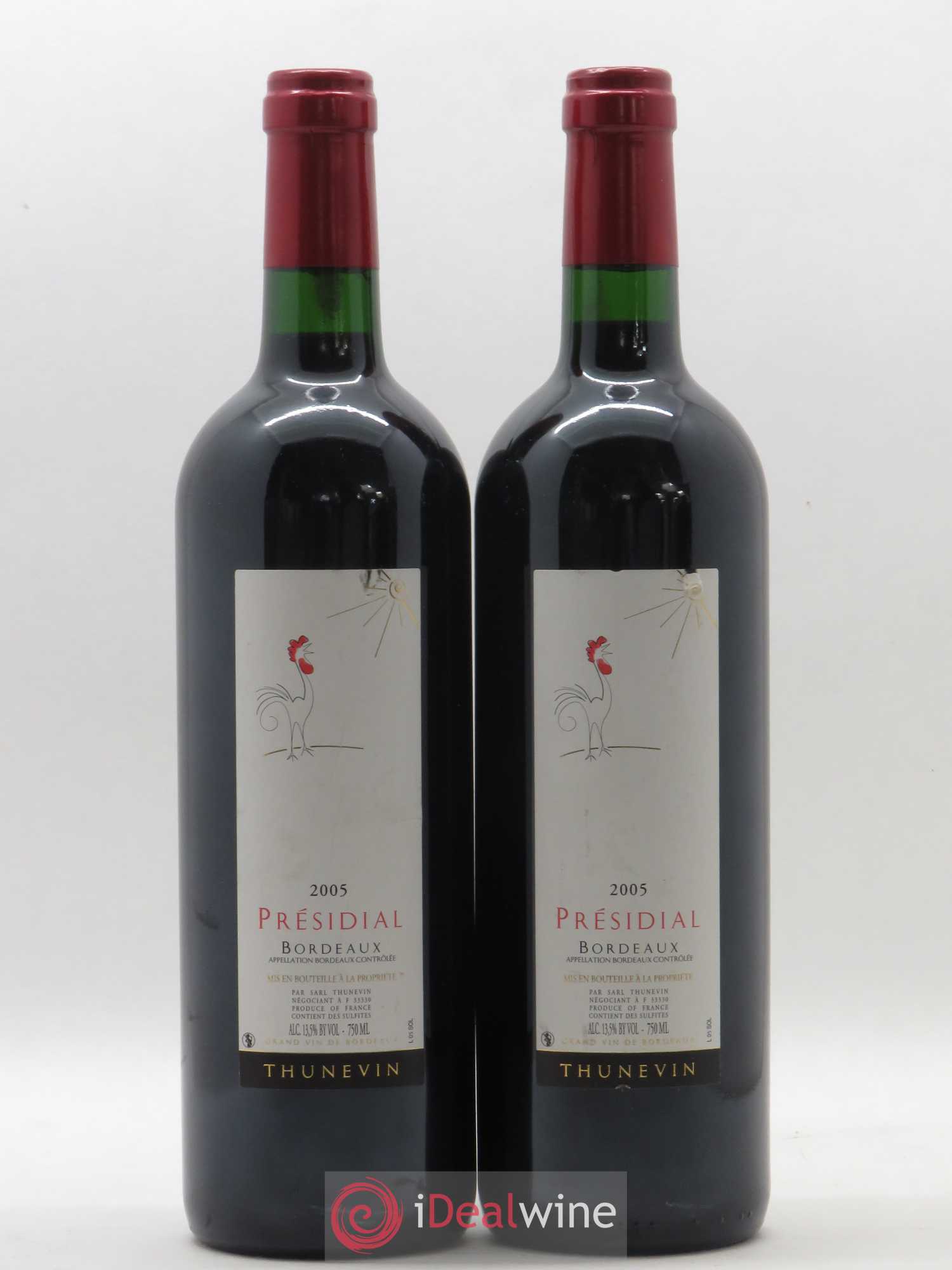 Bordeaux Présidial Jean-Luc Thenevin 2005 - Posten von 2 Flaschen - 0