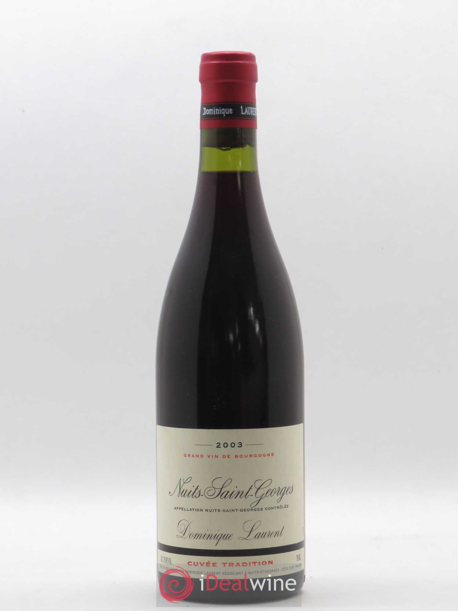Nuits-Saint-Georges Dominique Laurent cuvée tradition 2003 - Lot de 1 bouteille - 0