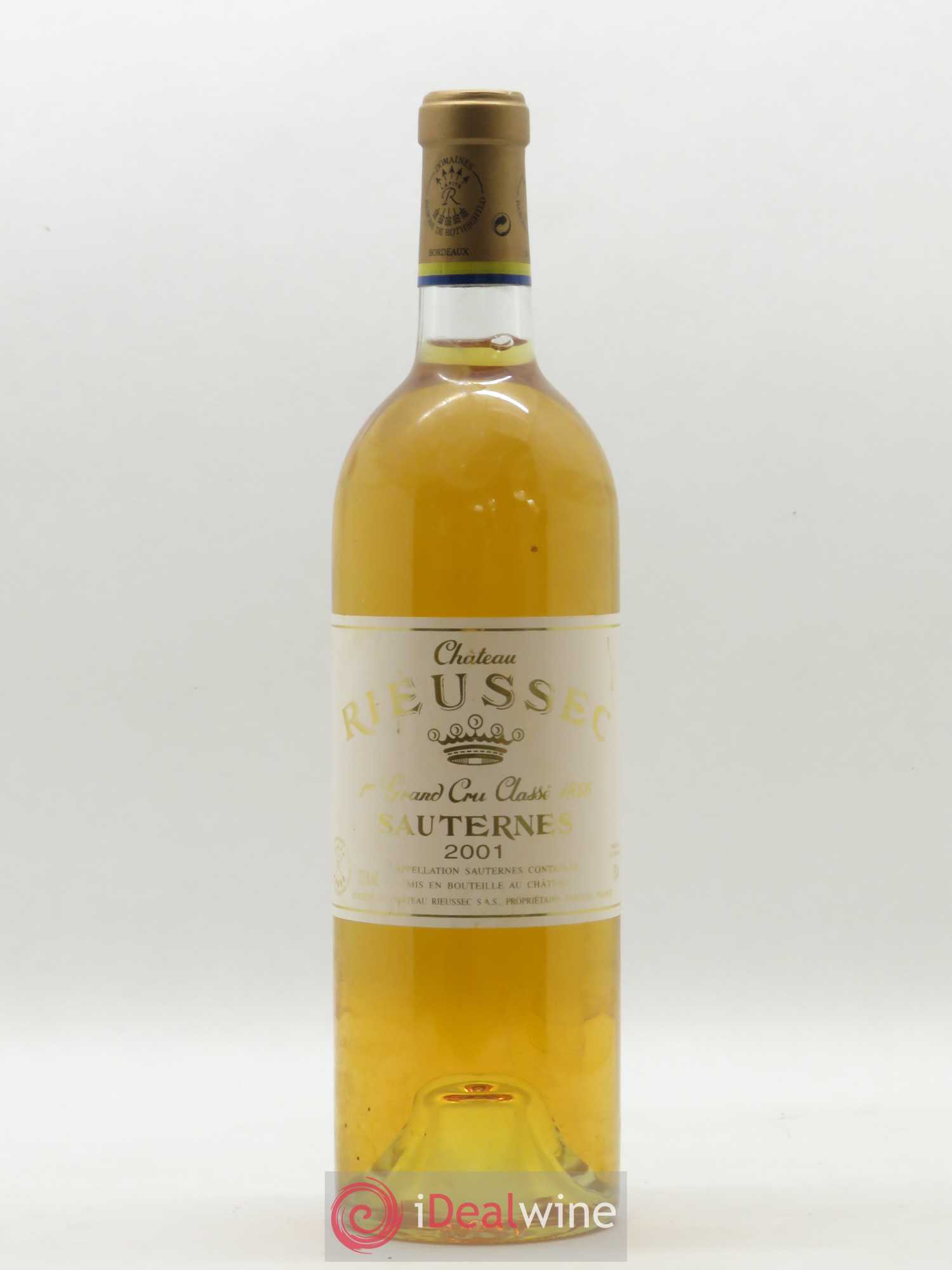 Château Rieussec 1er Grand Cru Classé 2001 - Lotto di 1 bottiglia - 0