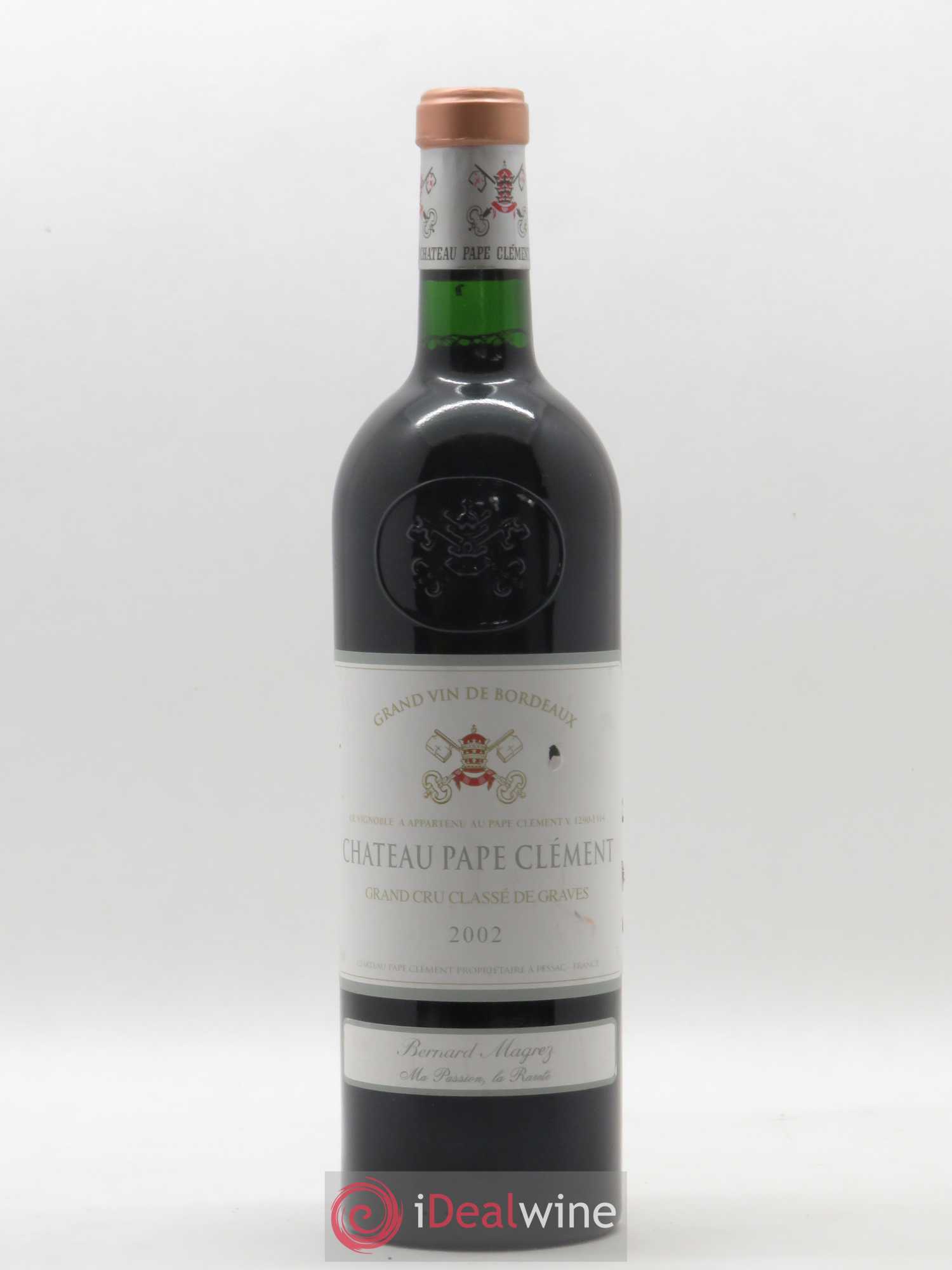 Château Pape Clément Cru Classé de Graves 2002 - Lot de 1 bouteille - 0