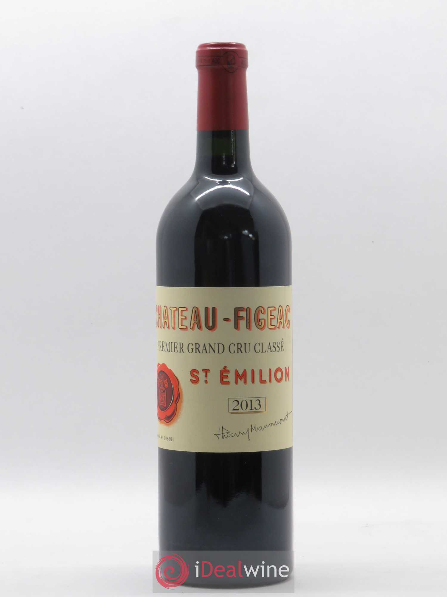Château Figeac 1er Grand Cru Classé A 2013 - Lot de 1 bouteille - 0