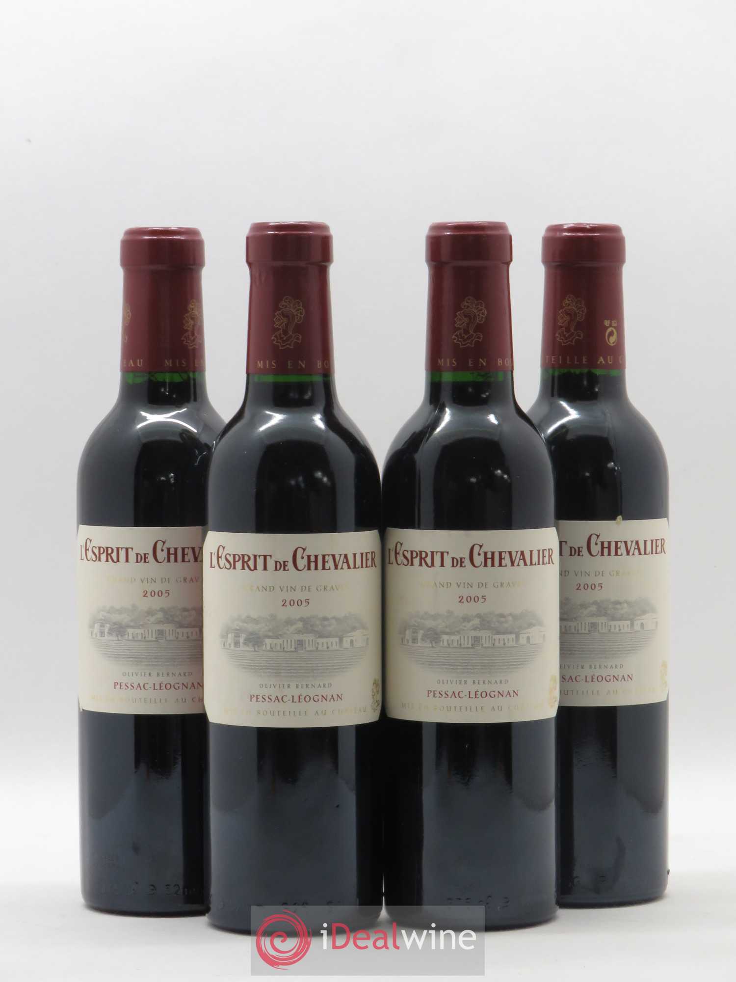 Esprit de Chevalier Second Vin 2005 - Lot de 4 demi bouteilles - 0