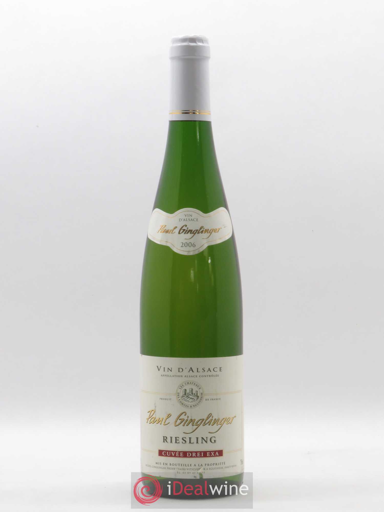 Riesling Cuvée Drei Exa Paul Ginglinger 2006 - Posten von 1 Flasche - 0