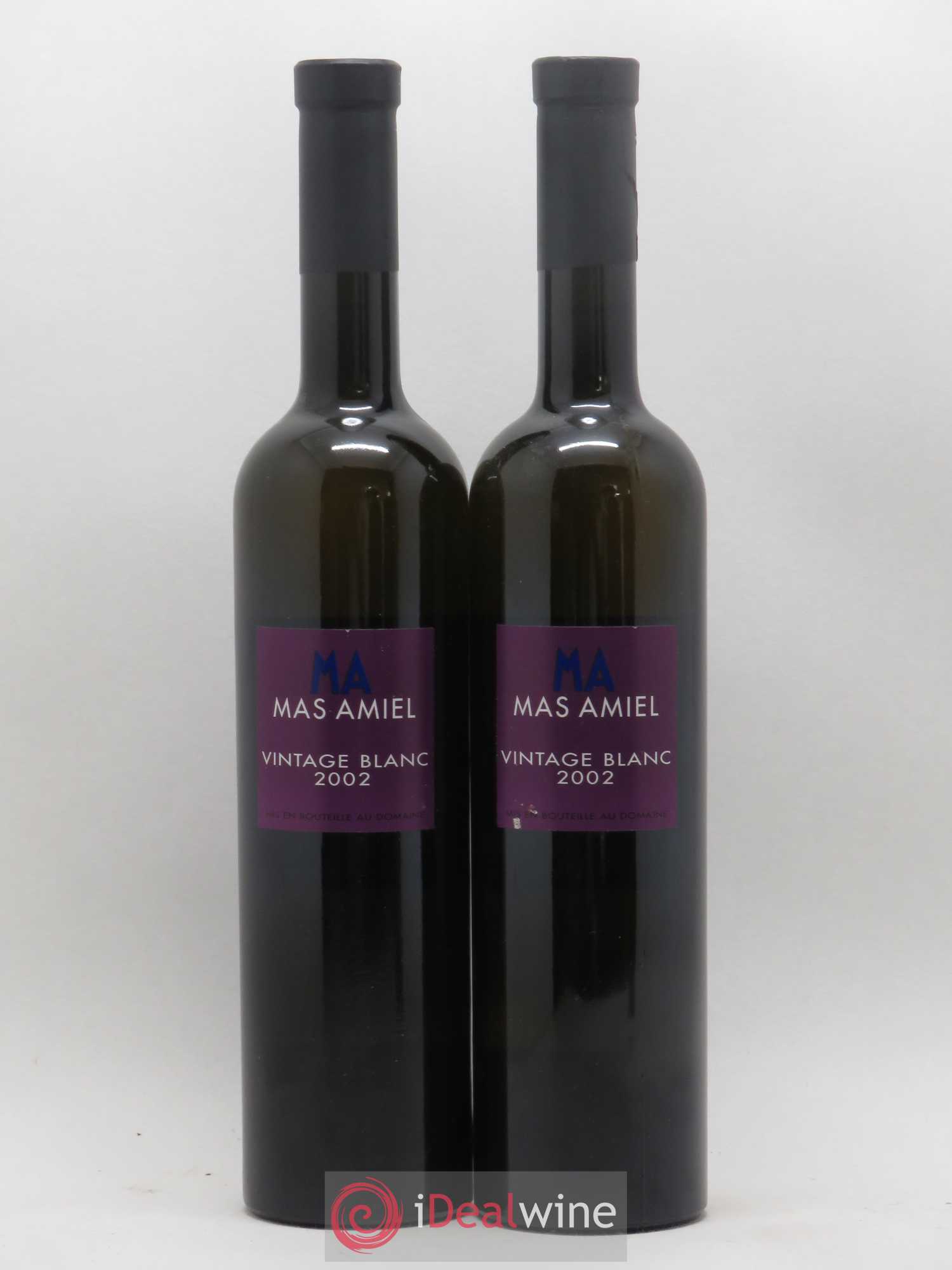 Maury Mas Amiel Millésime 80 2002 - Lot de 2 bouteilles - 0
