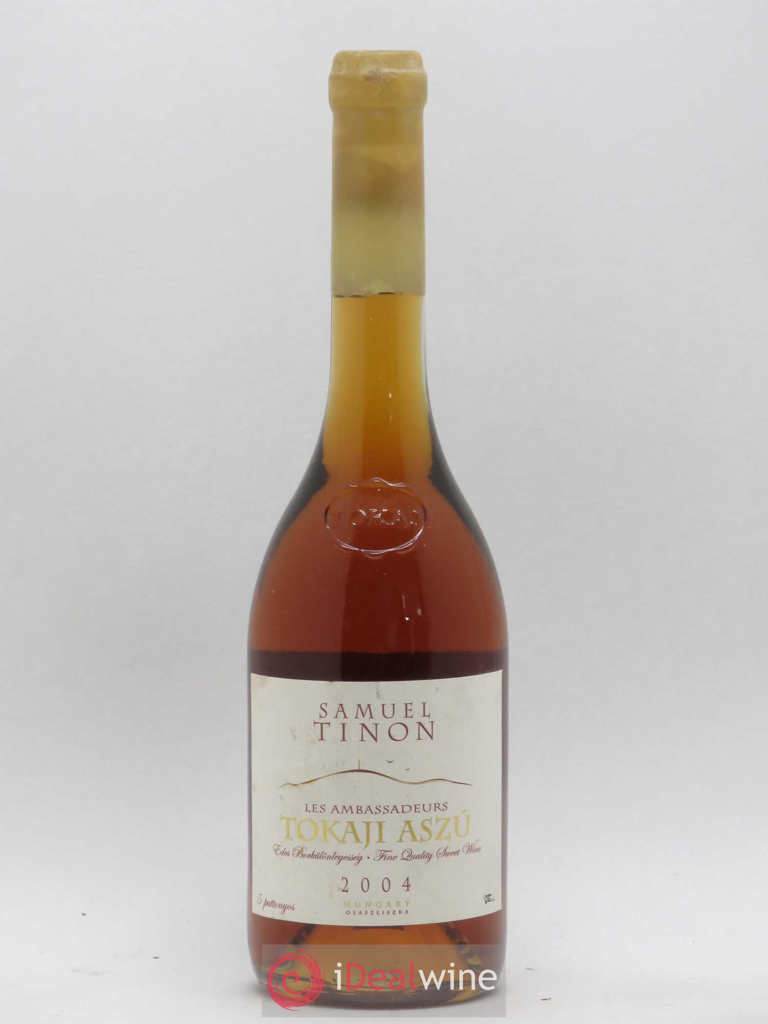 Tokaji Aszu 5 Puttonyos Les Ambassadeurs Samuel Tinon 2004 - Posten von 1 Flasche - 0