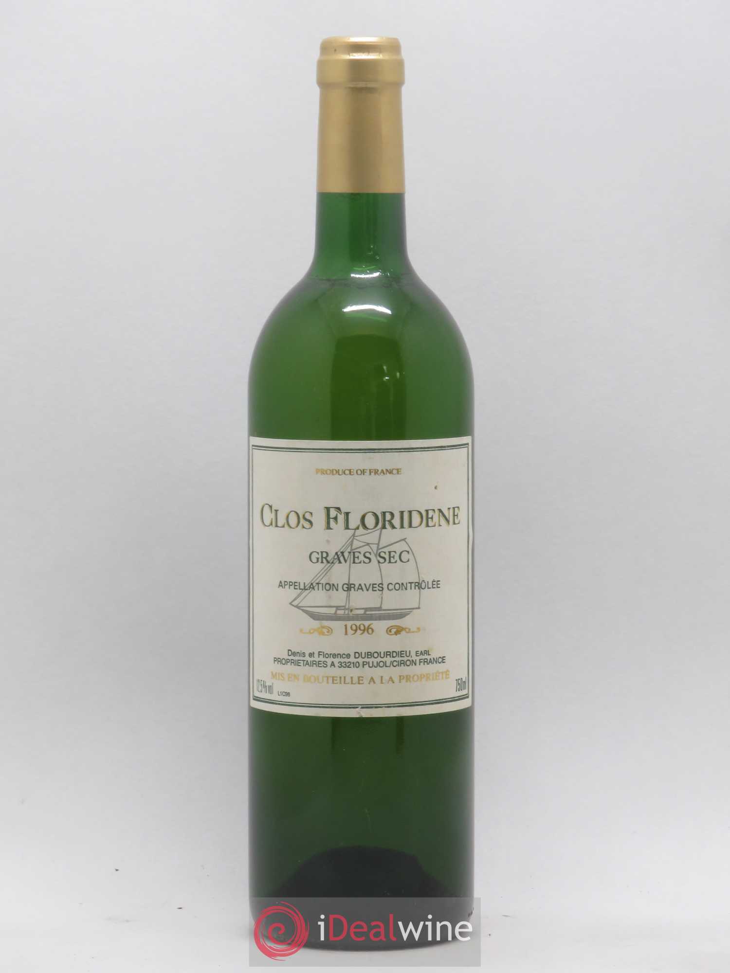 Clos Floridène 1996 - Lot de 1 bouteille - 0