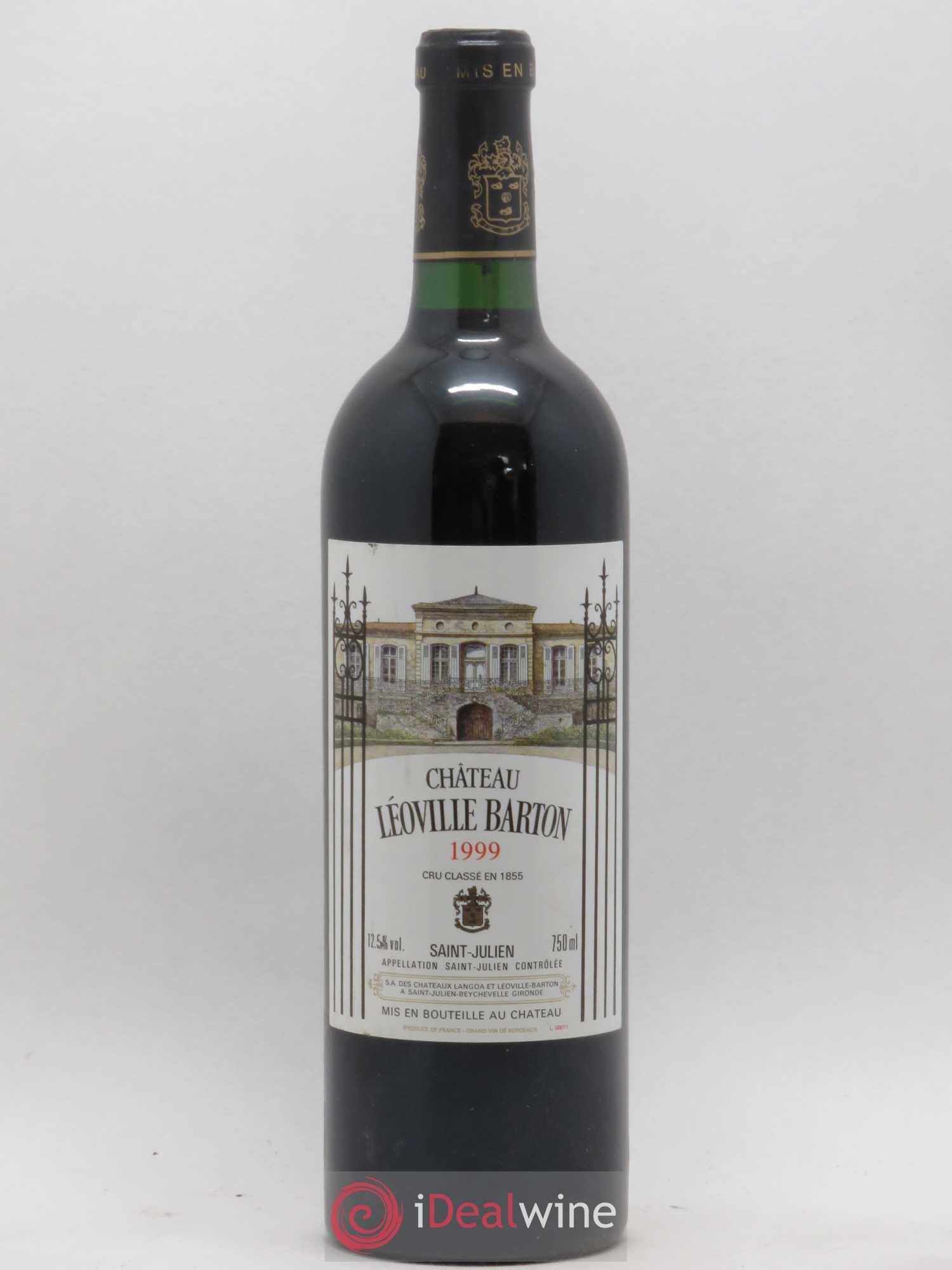 Château Léoville Barton 2ème Grand Cru Classé 1999 - Lot de 1 bouteille - 0