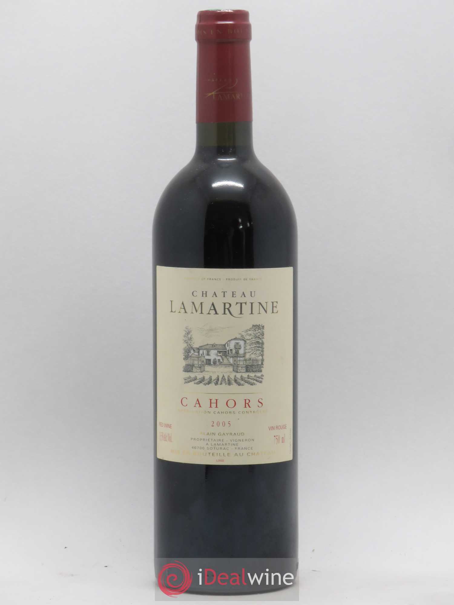 Cahors Château Lamartine 2005 - Lot de 1 bouteille - 0