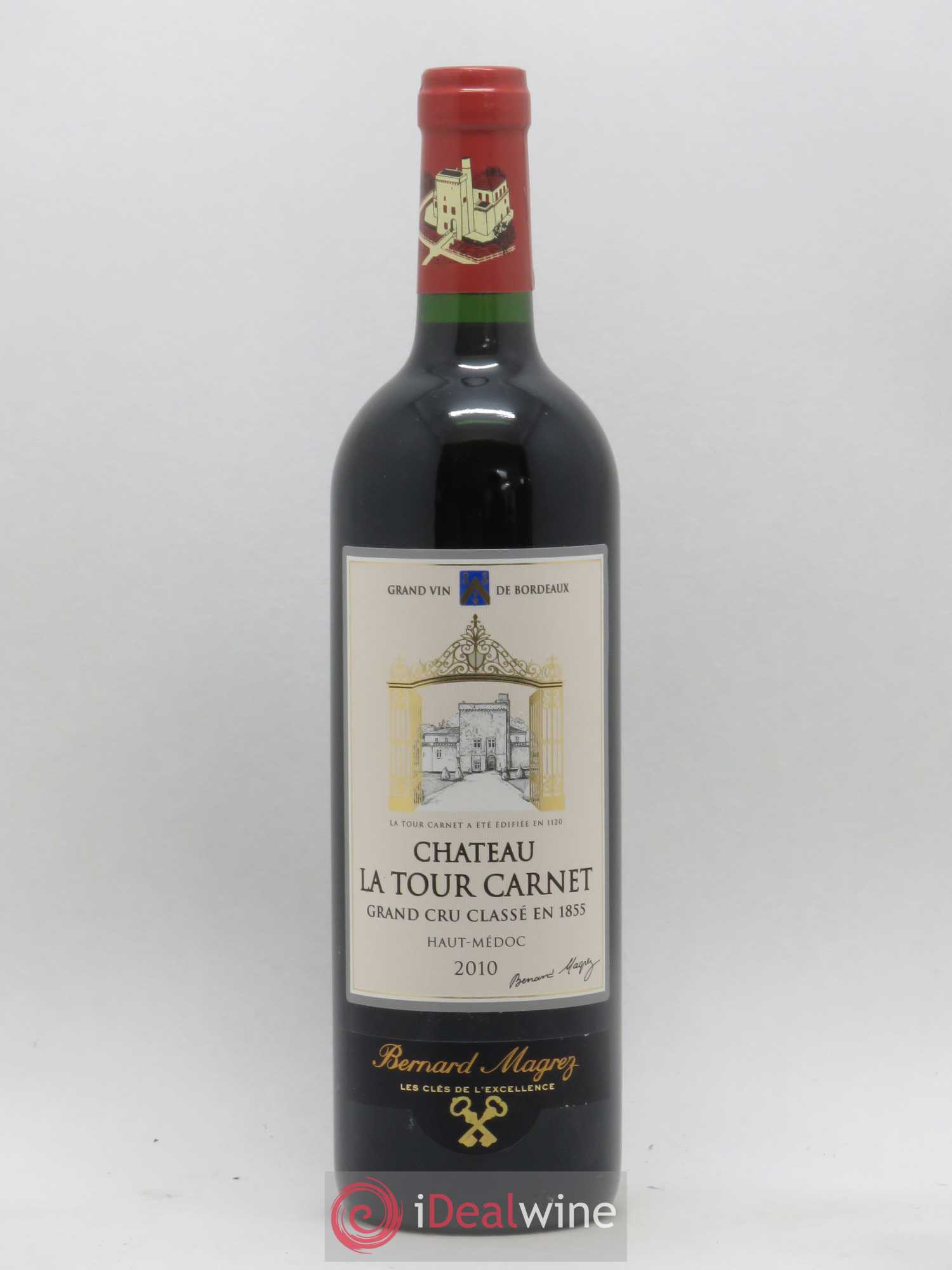 Château la Tour Carnet 4ème Grand Cru Classé 2010 - Lot de 1 bouteille - 0