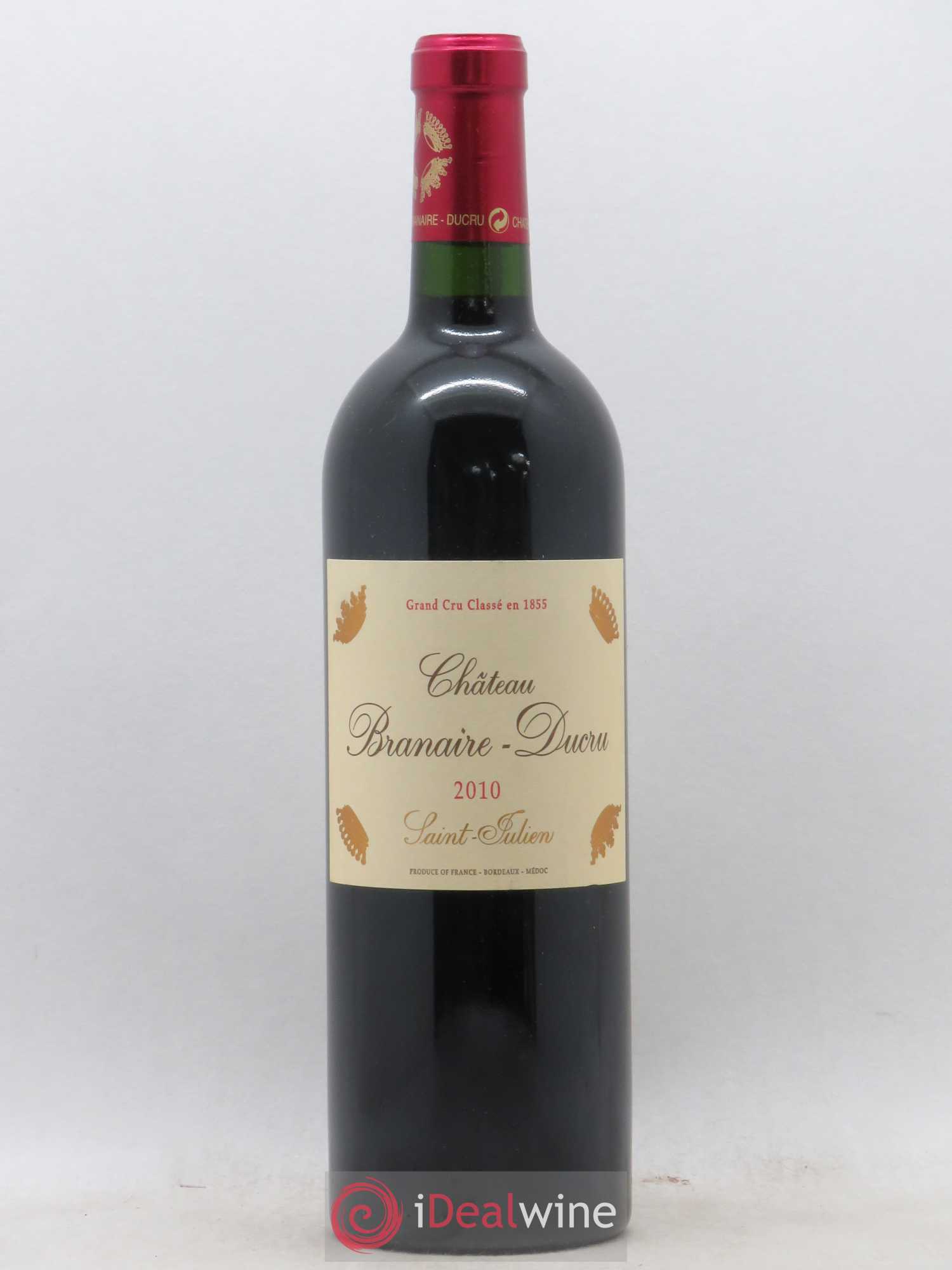 Château Branaire Ducru 4ème Grand Cru Classé 2010 - Lot de 1 bouteille - 0