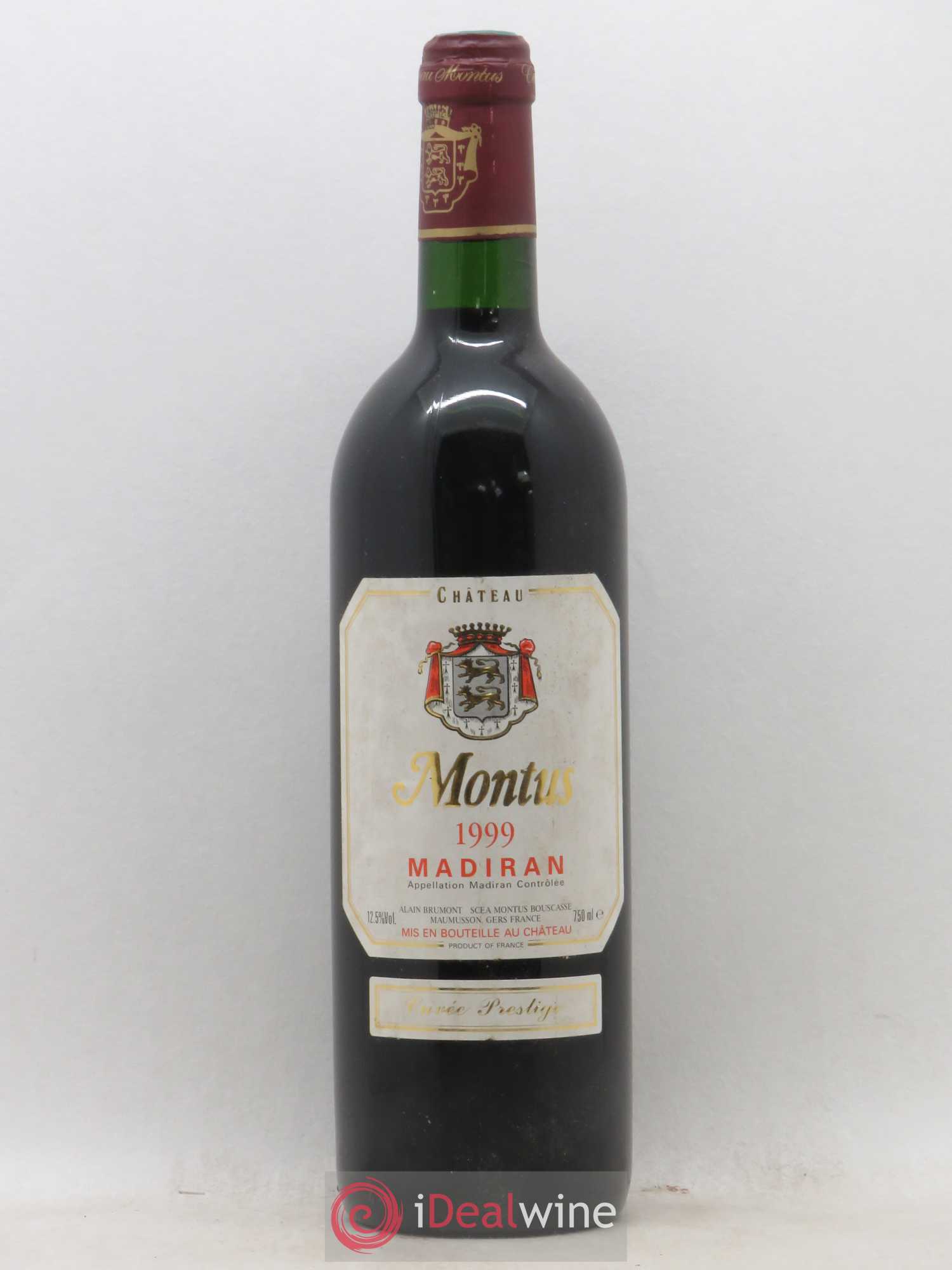 Madiran Château Montus-Prestige Alain Brumont 1999 - Lot de 1 bouteille - 0